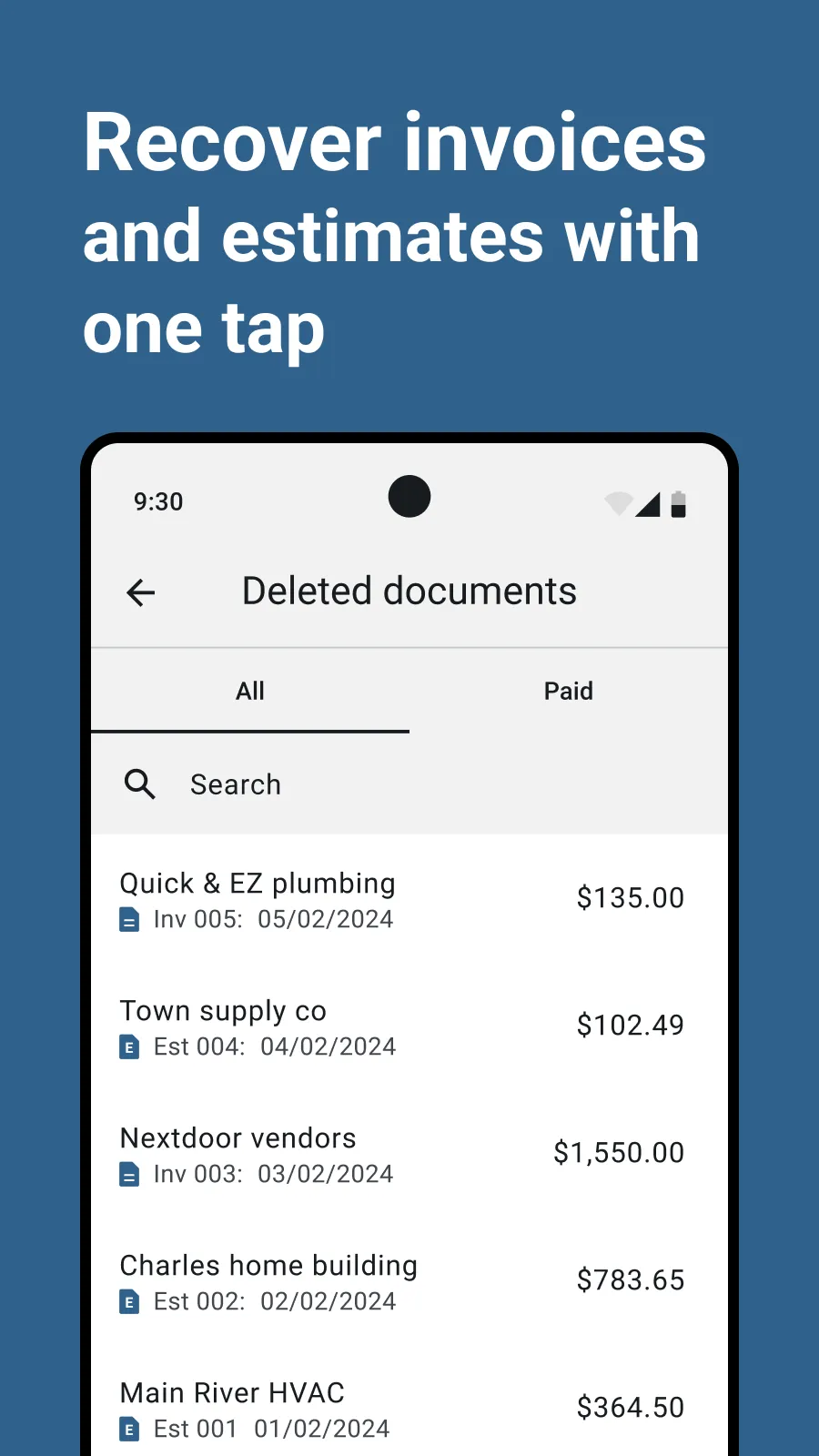 Invoice Maker and Estimate App | Indus Appstore | Screenshot