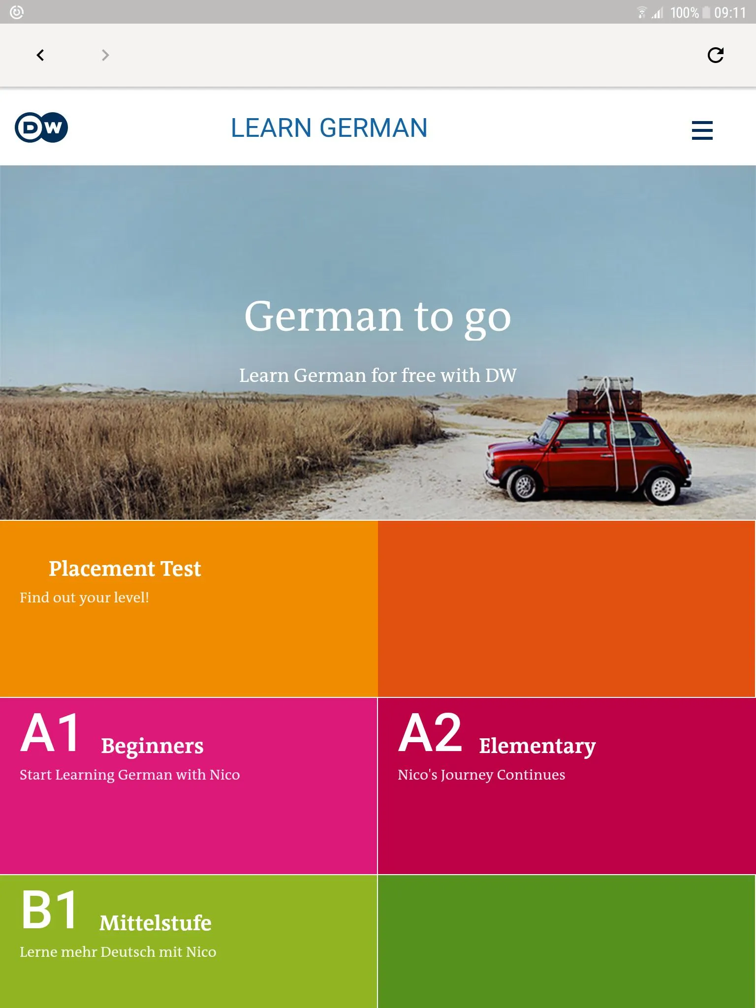 DW Learn German | Indus Appstore | Screenshot