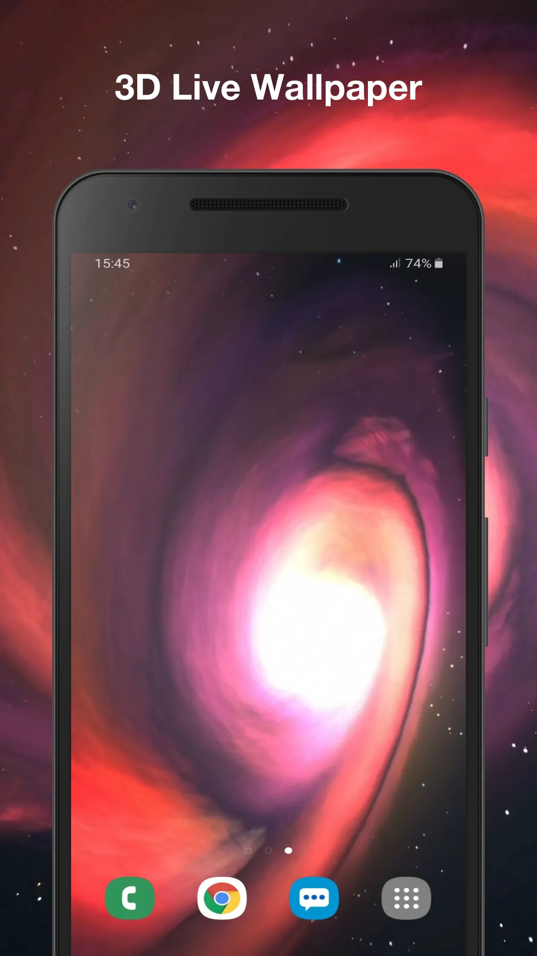 Spiral Galaxy Live Wallpaper | Indus Appstore | Screenshot