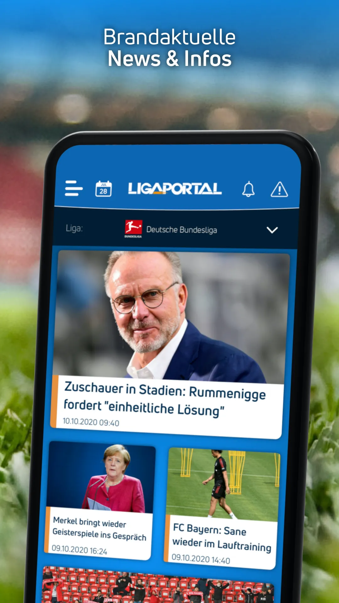 Ligaportal Fußball Live-Ticker | Indus Appstore | Screenshot