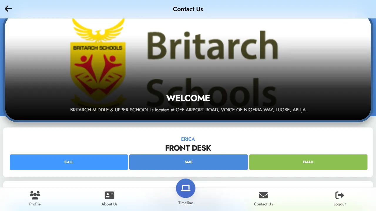 BRITARCH SCHOOLS | Indus Appstore | Screenshot