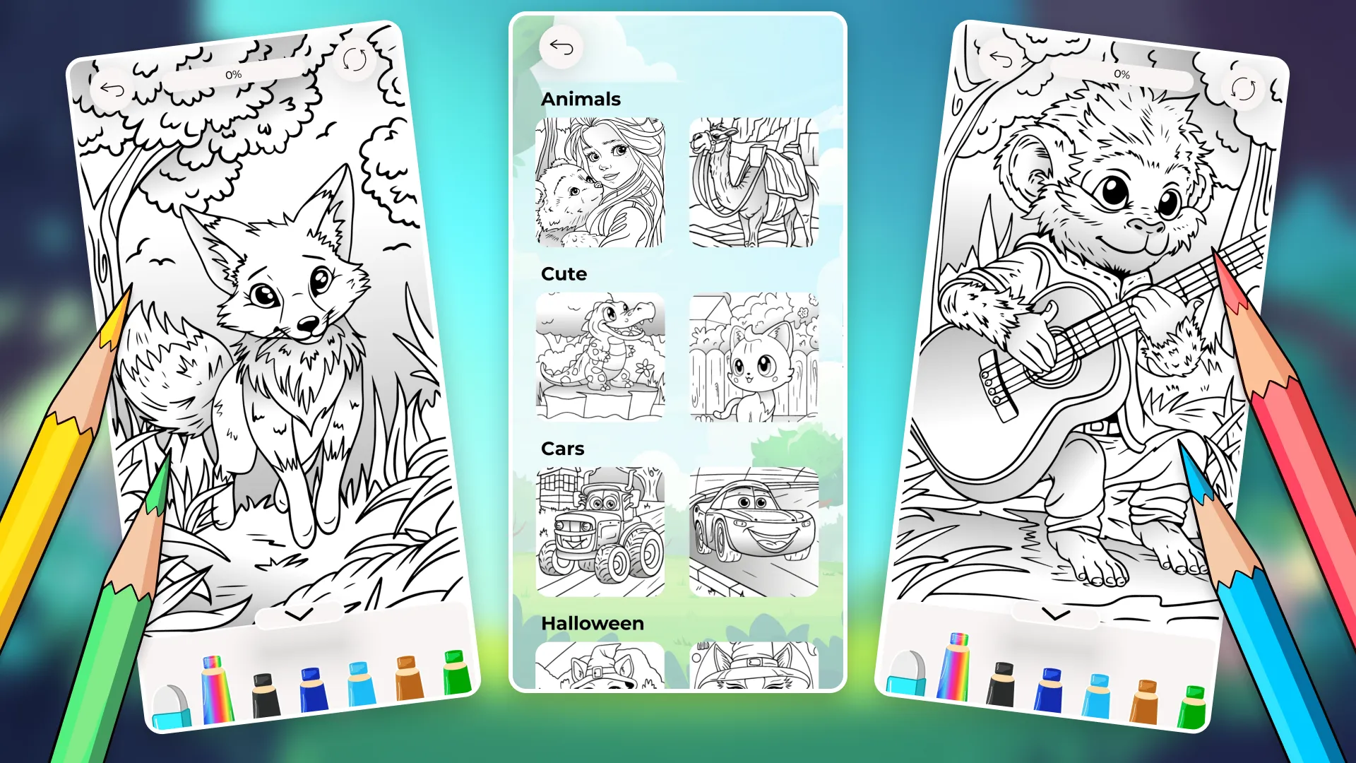 Animal coloring pages | Indus Appstore | Screenshot