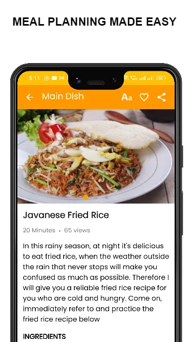 All-in-one Recipes App | Indus Appstore | Screenshot