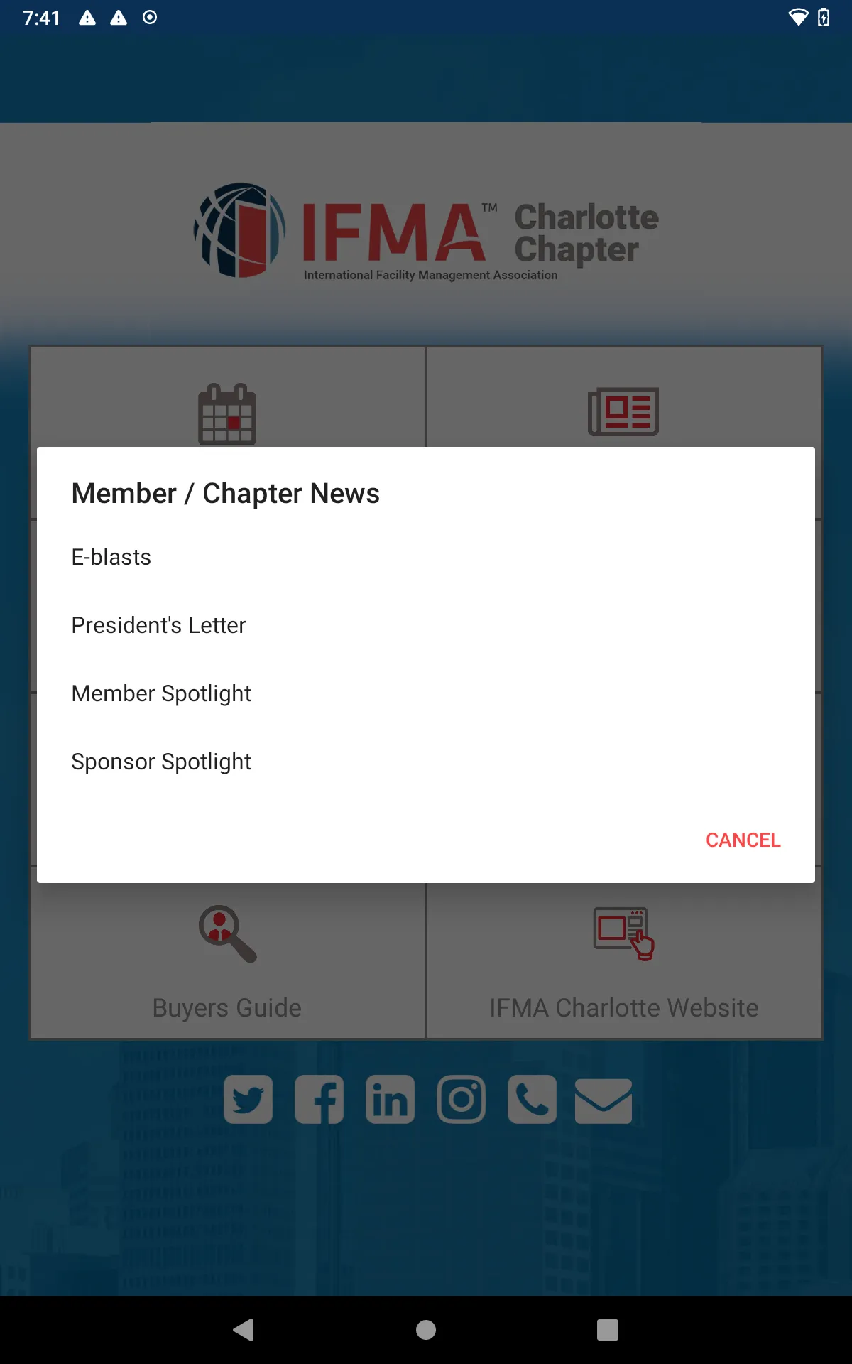 IFMA Charlotte | Indus Appstore | Screenshot