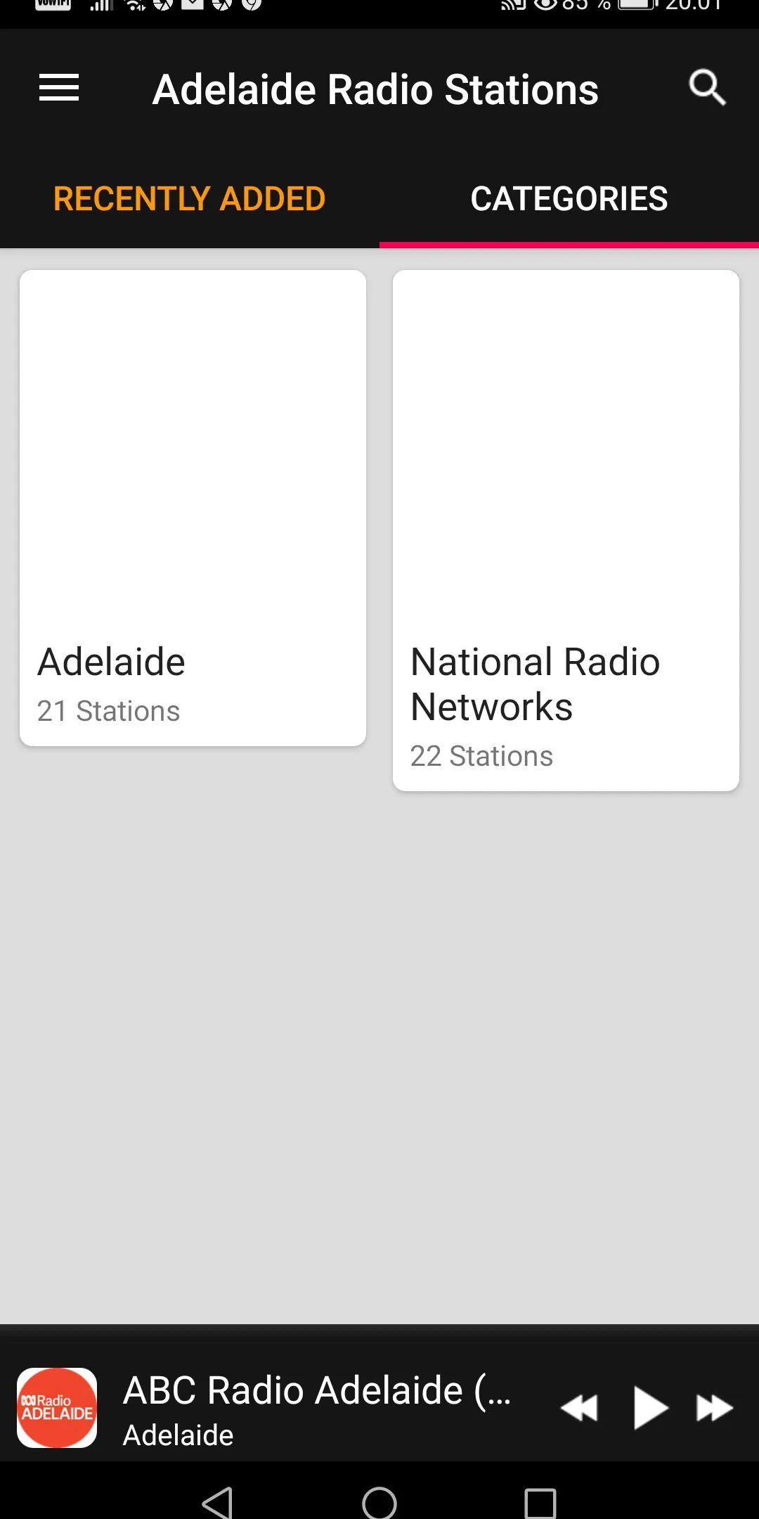 Adelaide Radio Stations | Indus Appstore | Screenshot