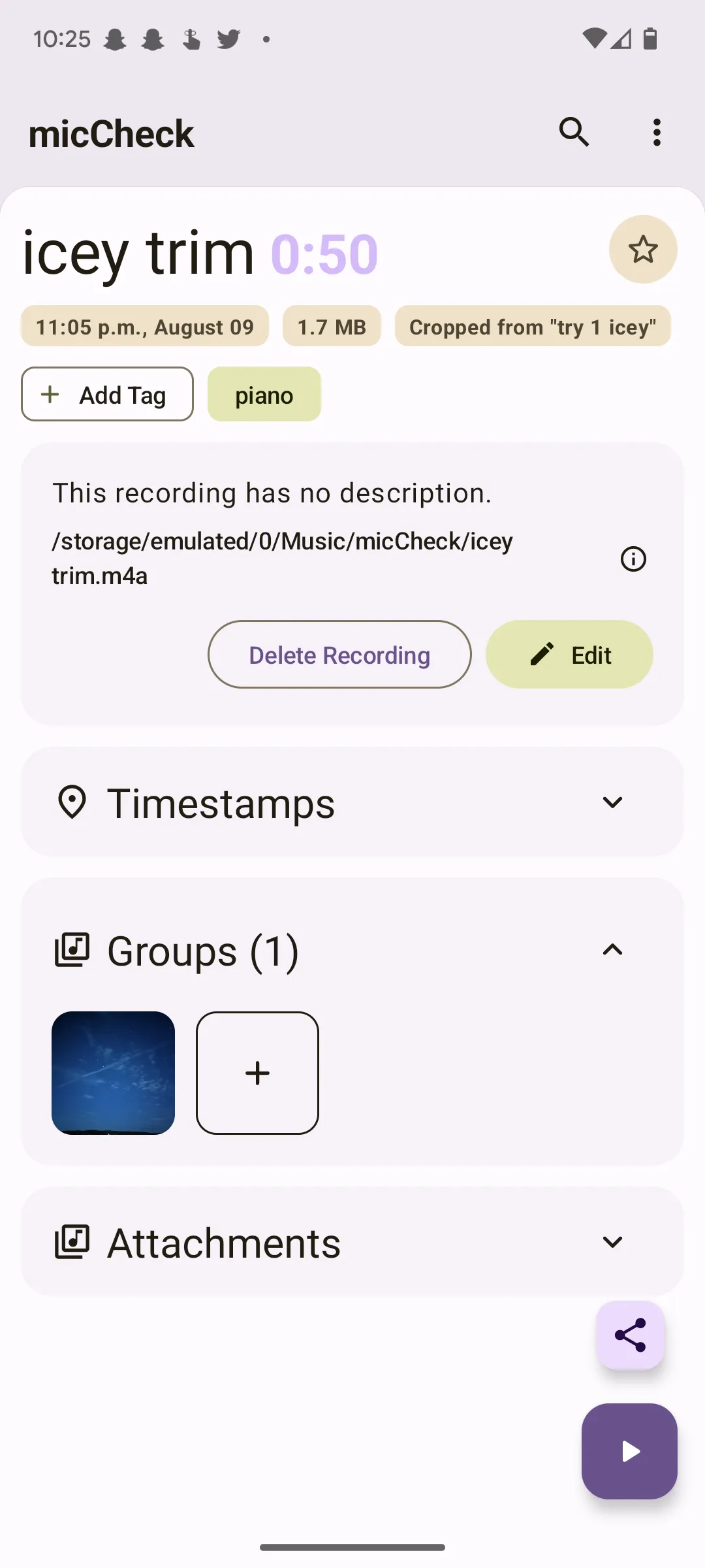 MicCheck - Record and Organize | Indus Appstore | Screenshot