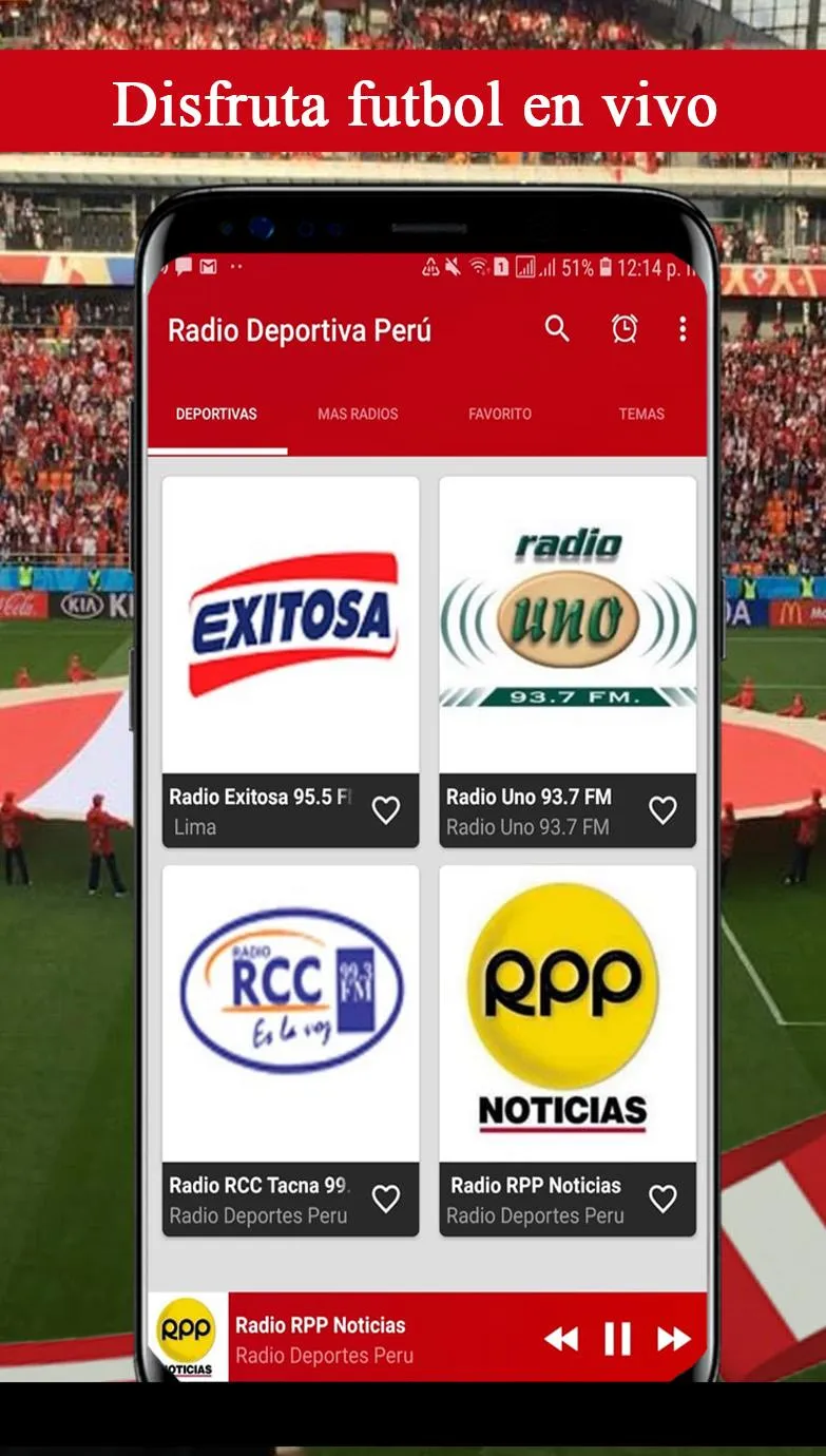 Radios Deportivas del Peru | Indus Appstore | Screenshot