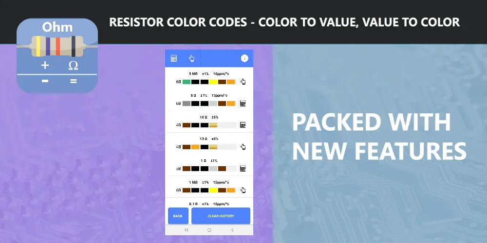 Resistor Color Code Calculator | Indus Appstore | Screenshot