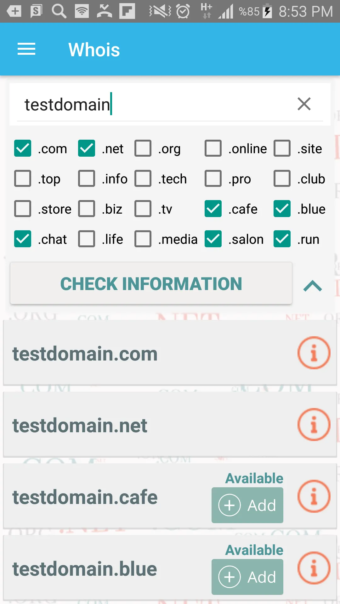 Similar Domain Names Generator | Indus Appstore | Screenshot