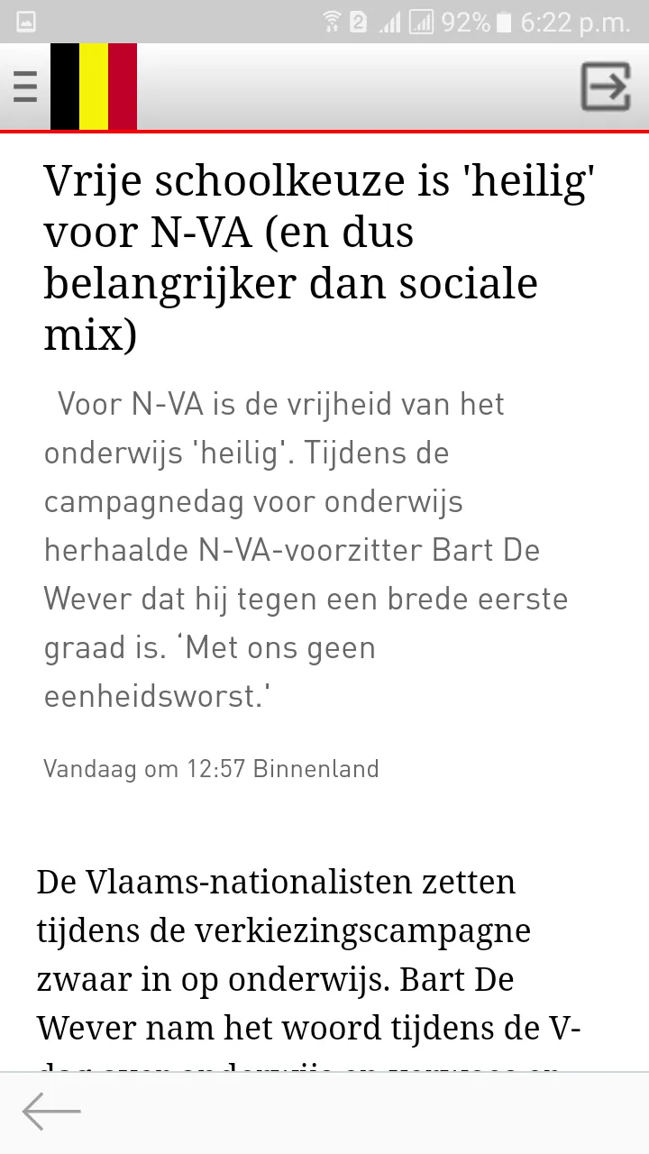 Belgium Newspapers | Indus Appstore | Screenshot