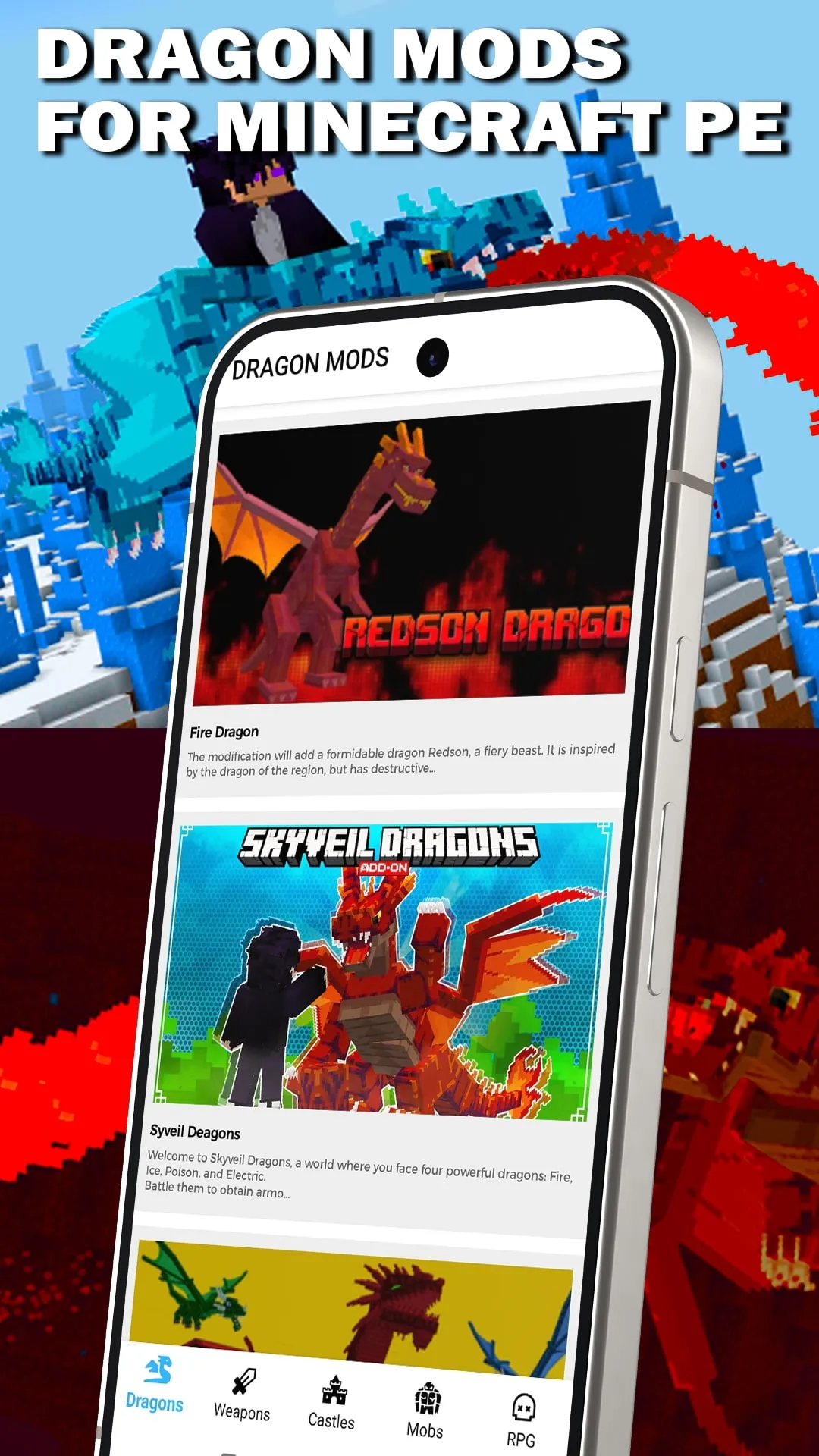RPG Dragon Mods for Minecraft | Indus Appstore | Screenshot