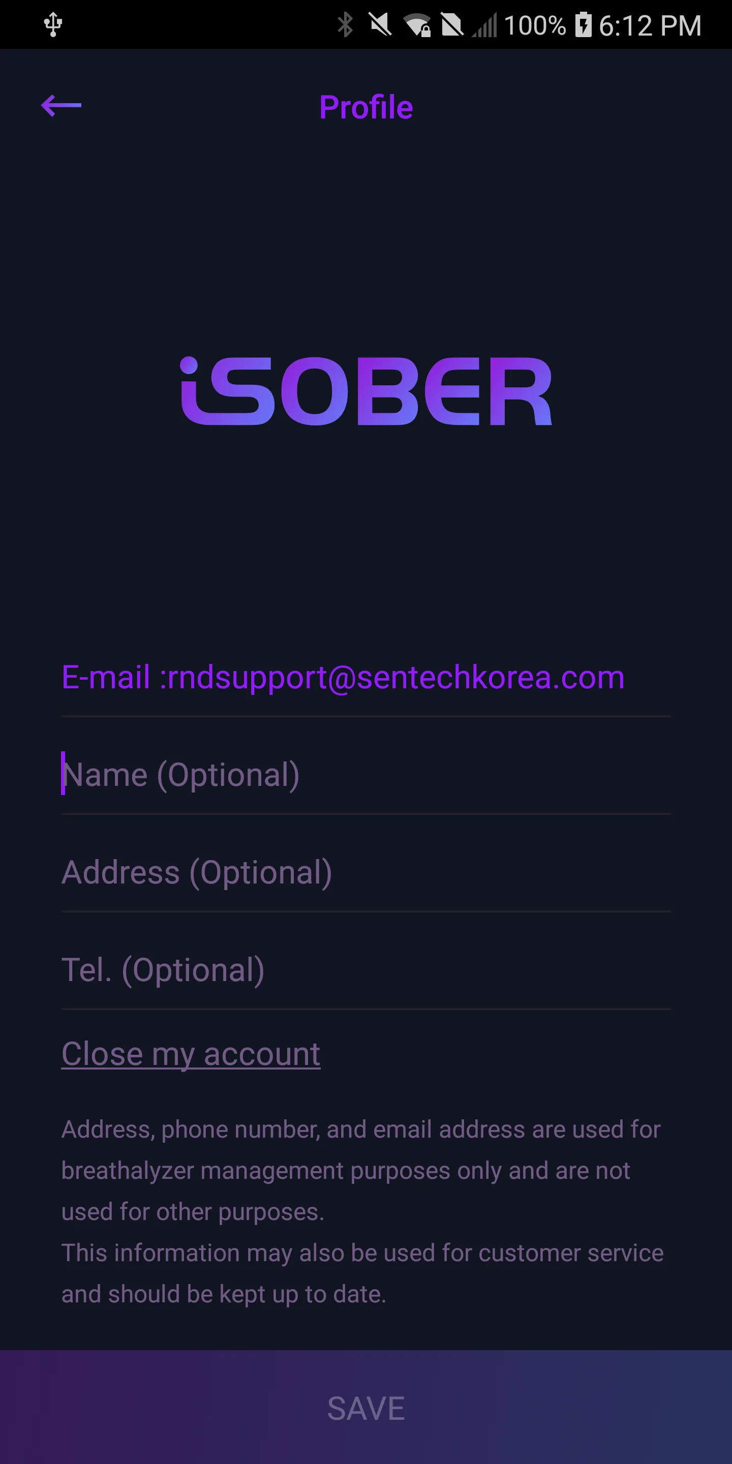 i-SOBER ( iSOBER ) | Indus Appstore | Screenshot