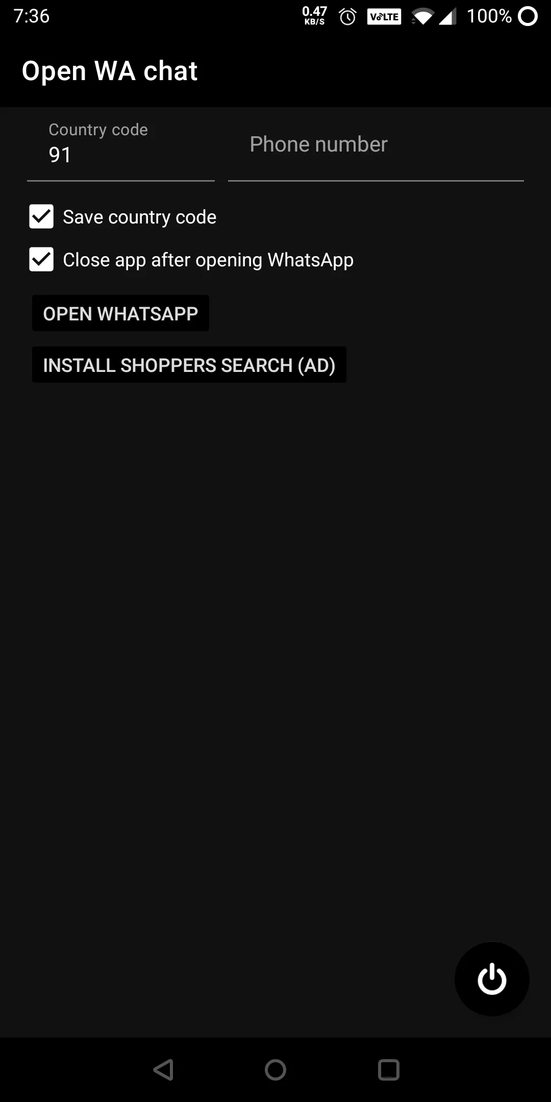 Open WA chat - Privacy app | Indus Appstore | Screenshot