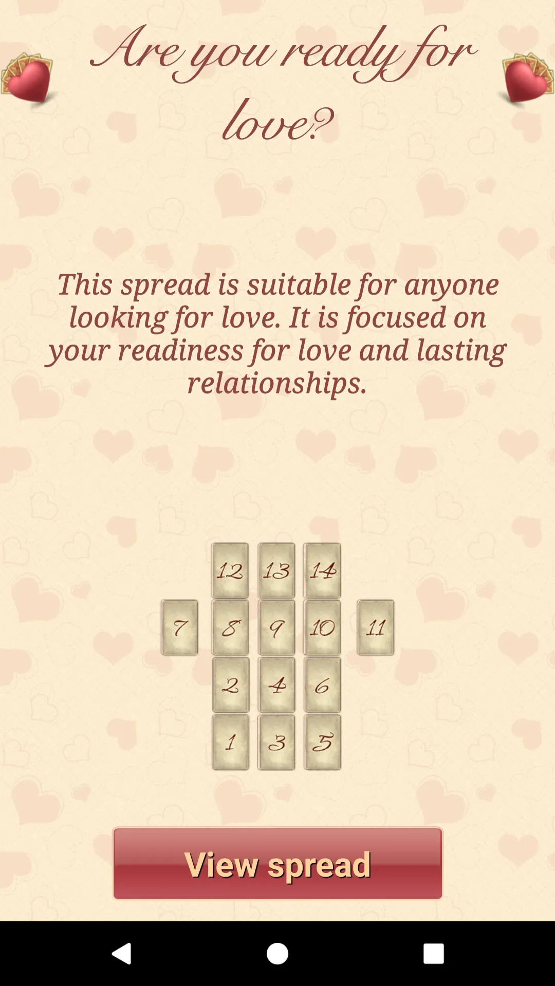 Lenormand Love Tarot | Indus Appstore | Screenshot