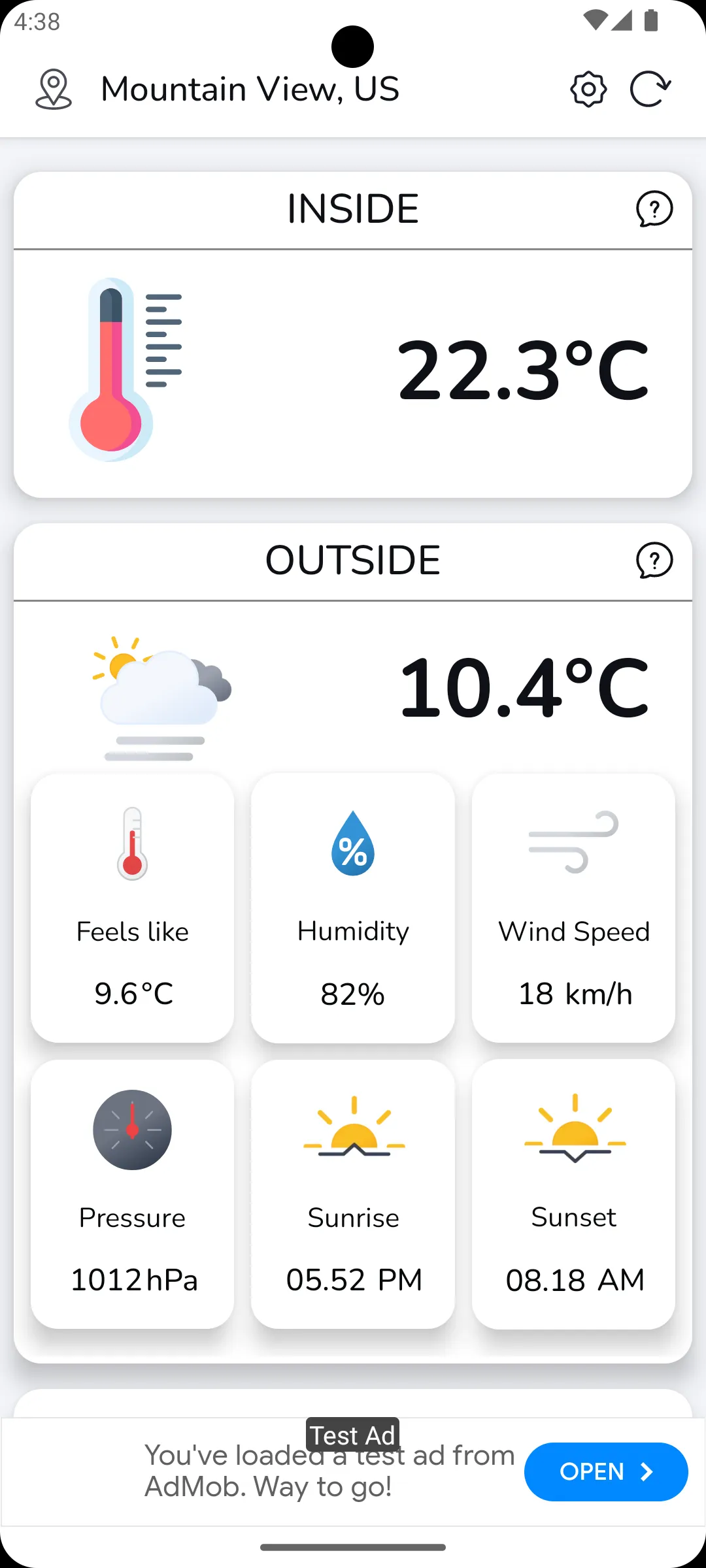 Real thermometer: Temperature | Indus Appstore | Screenshot
