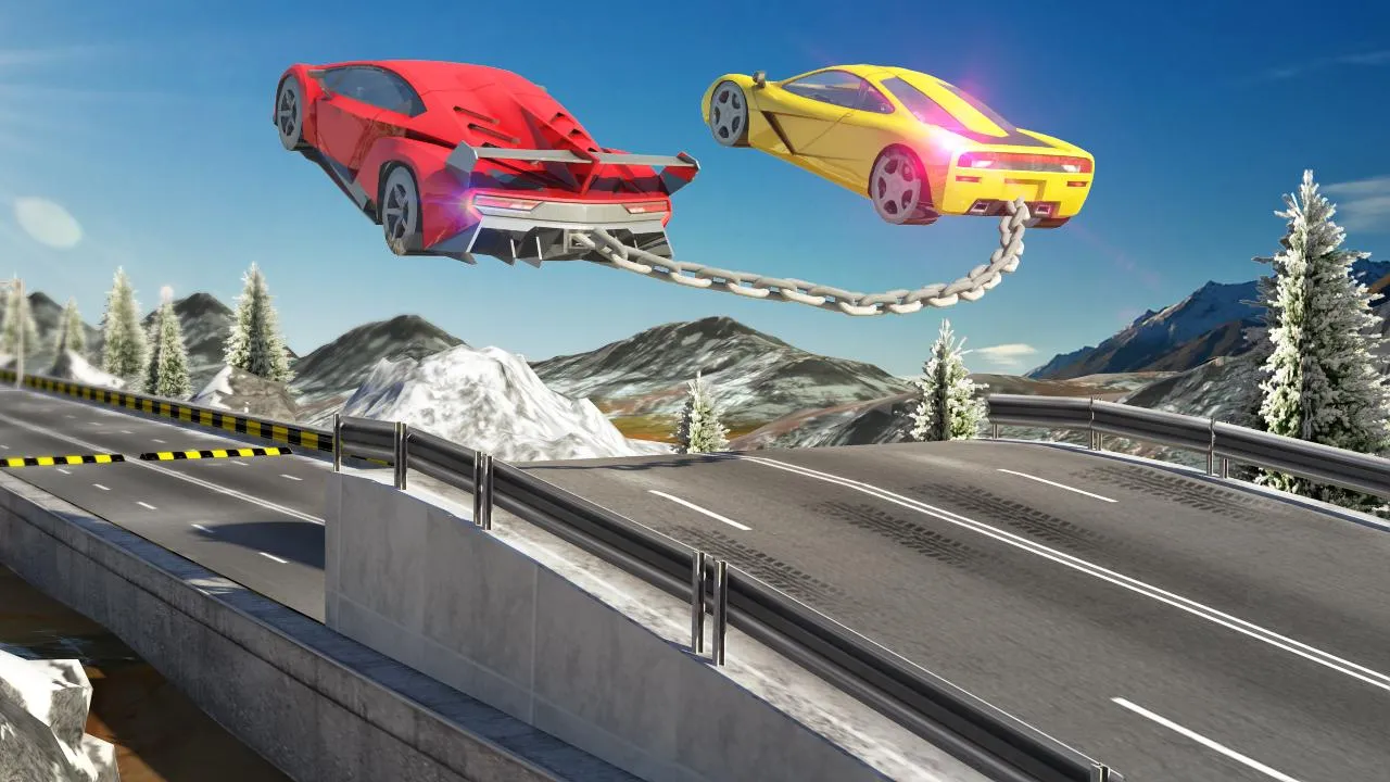 Chained Cars against Ramp | Indus Appstore | Screenshot