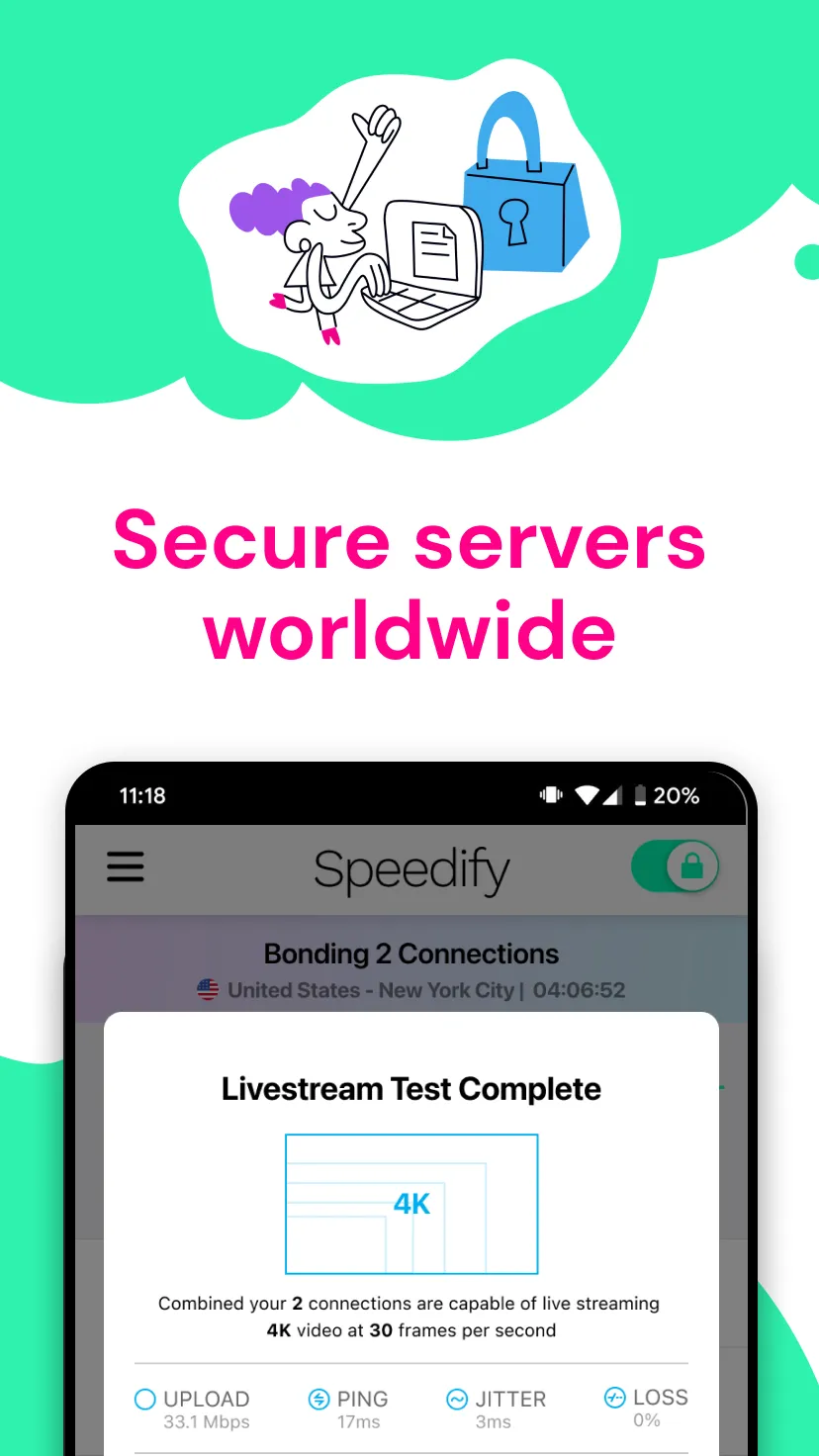 Speedify Fast Bonding VPN | Indus Appstore | Screenshot