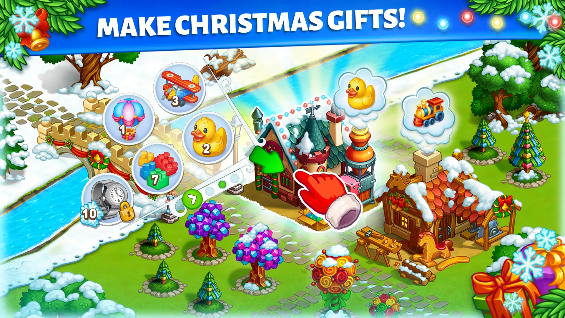 Snow Farm - Santa Family story | Indus Appstore | Screenshot