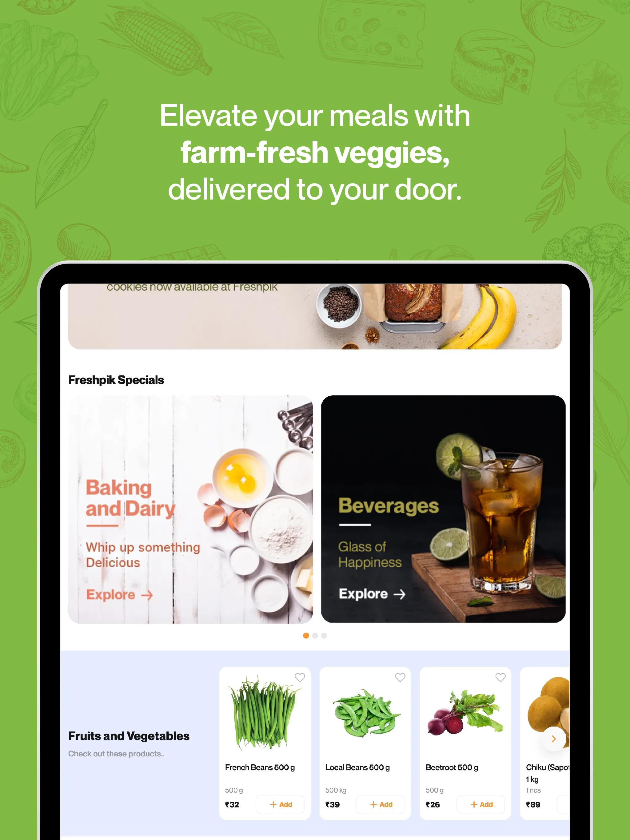 Freshpik: Gourmet Grocery App | Indus Appstore | Screenshot