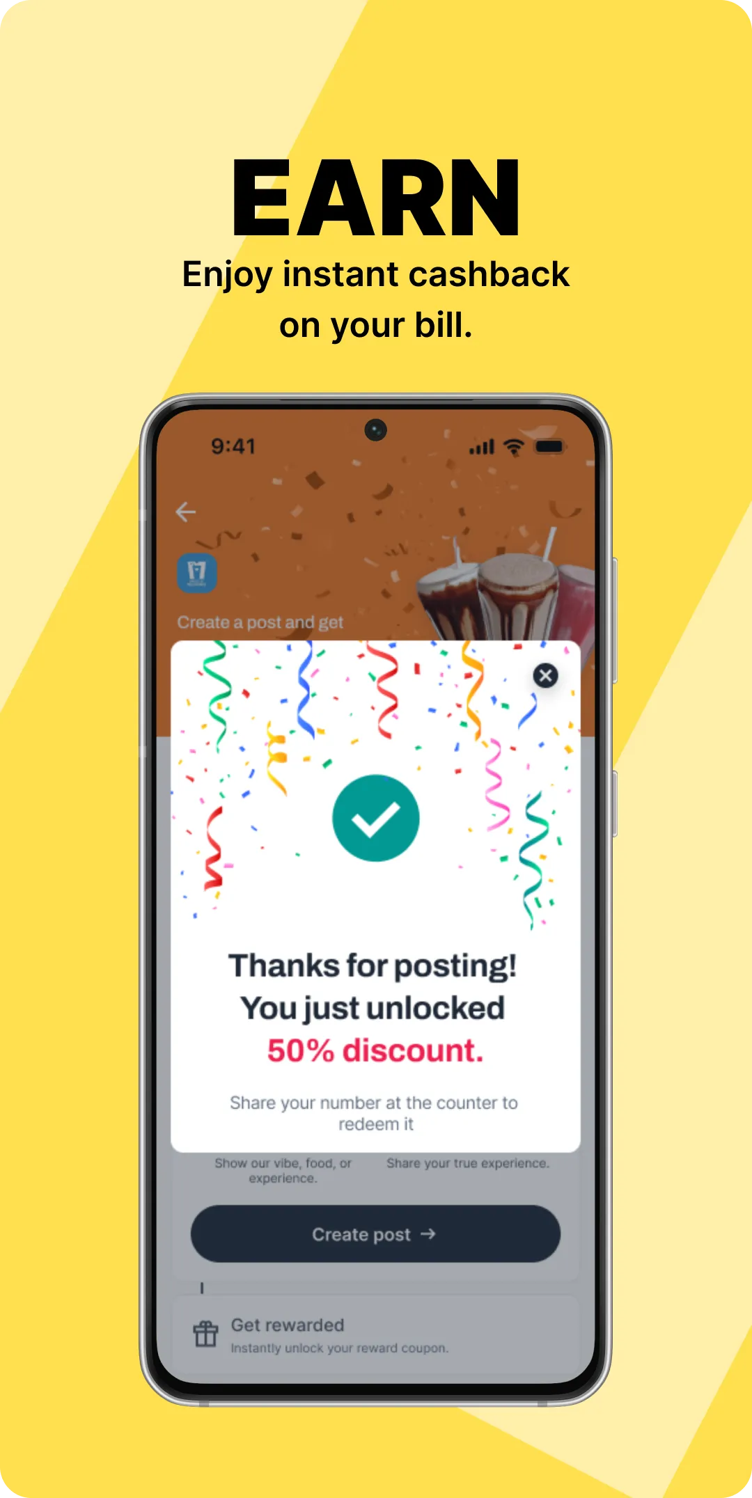 Clink - Rewards Every Bite | Indus Appstore | Screenshot