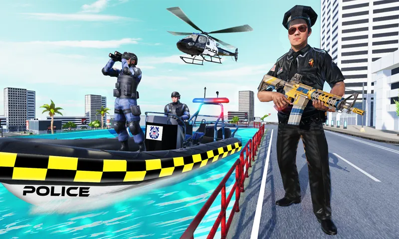 Police Jet Ski Chase Crime Sim | Indus Appstore | Screenshot