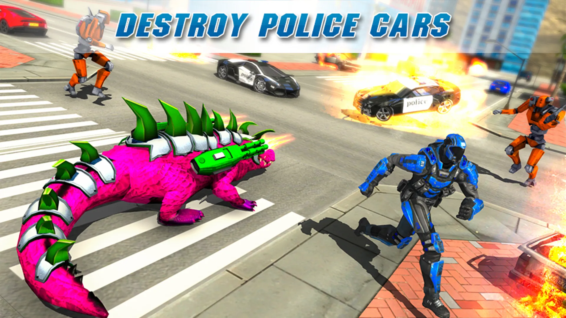 Crocodile Robot Car Game 3d | Indus Appstore | Screenshot