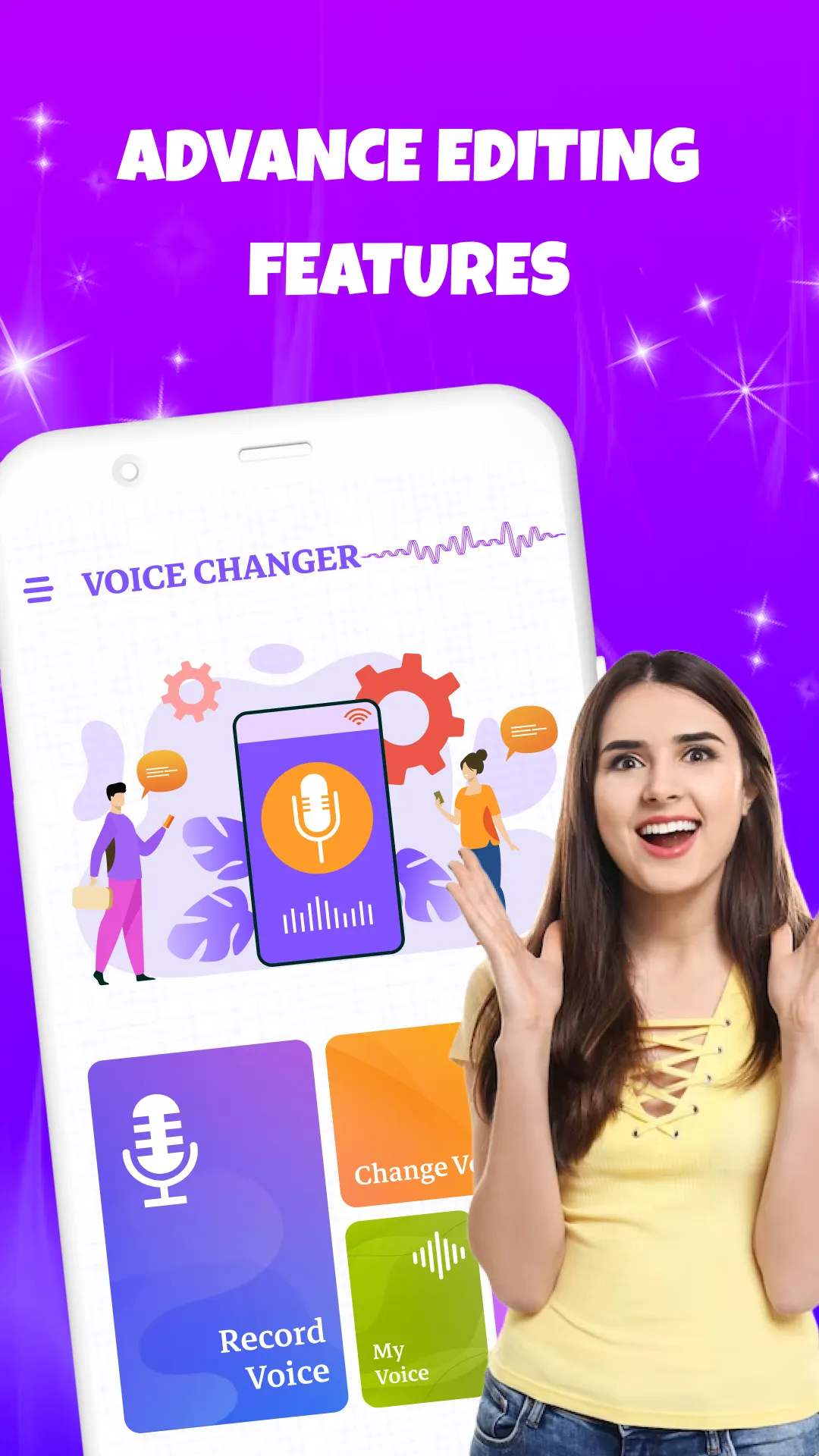 Voice Changer : Sound editor | Indus Appstore | Screenshot