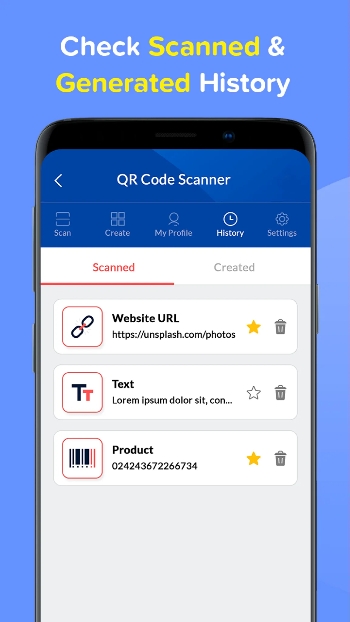 QR scanner - Barcode reader | Indus Appstore | Screenshot