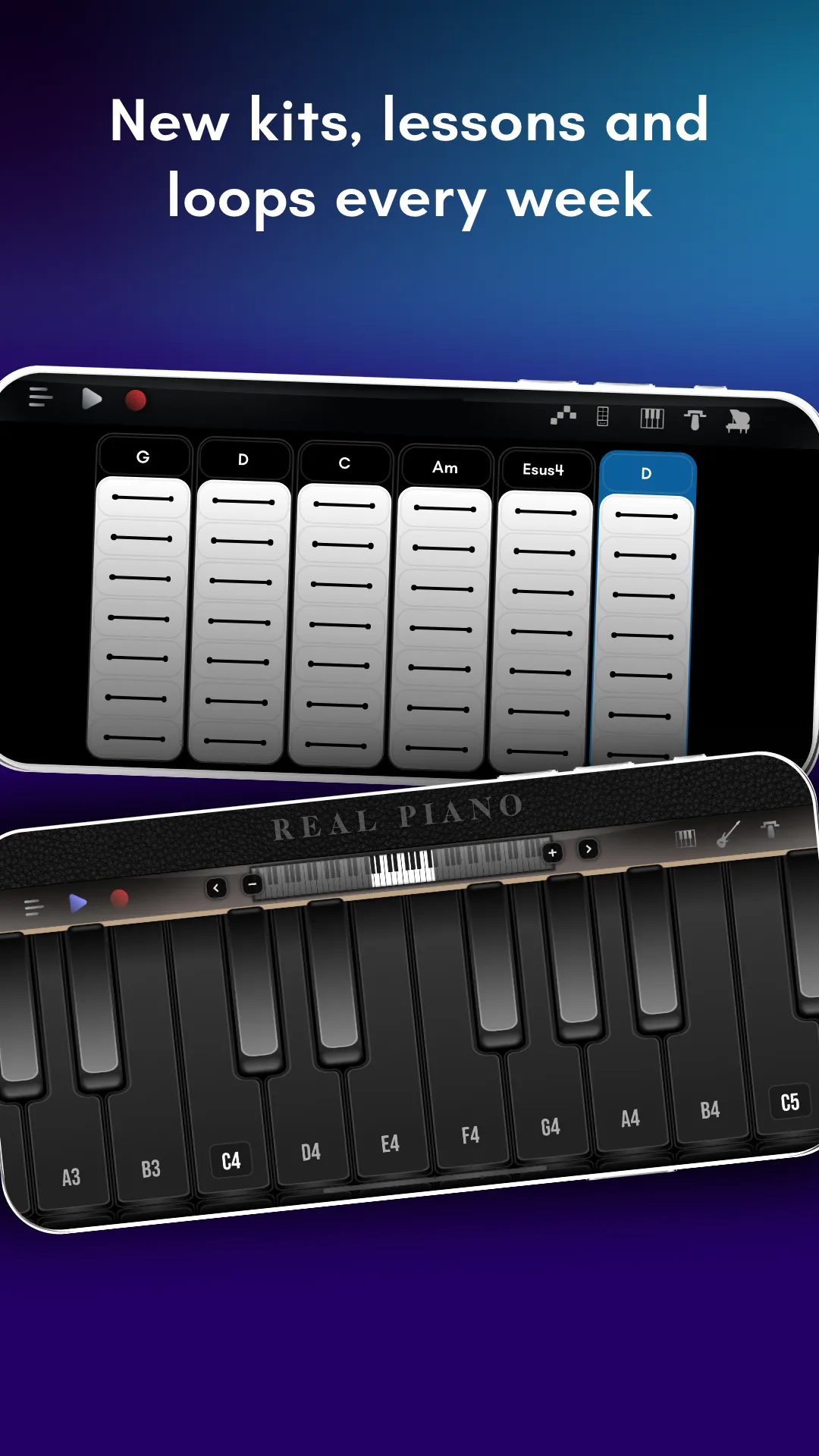 Real Piano electronic keyboard | Indus Appstore | Screenshot