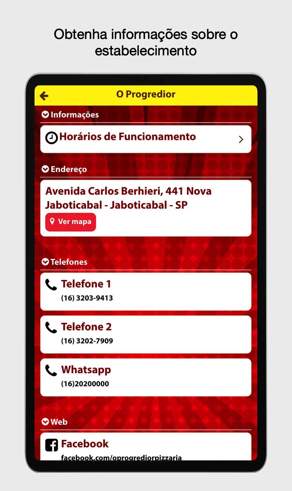 Pizzaria O Progredior | Indus Appstore | Screenshot