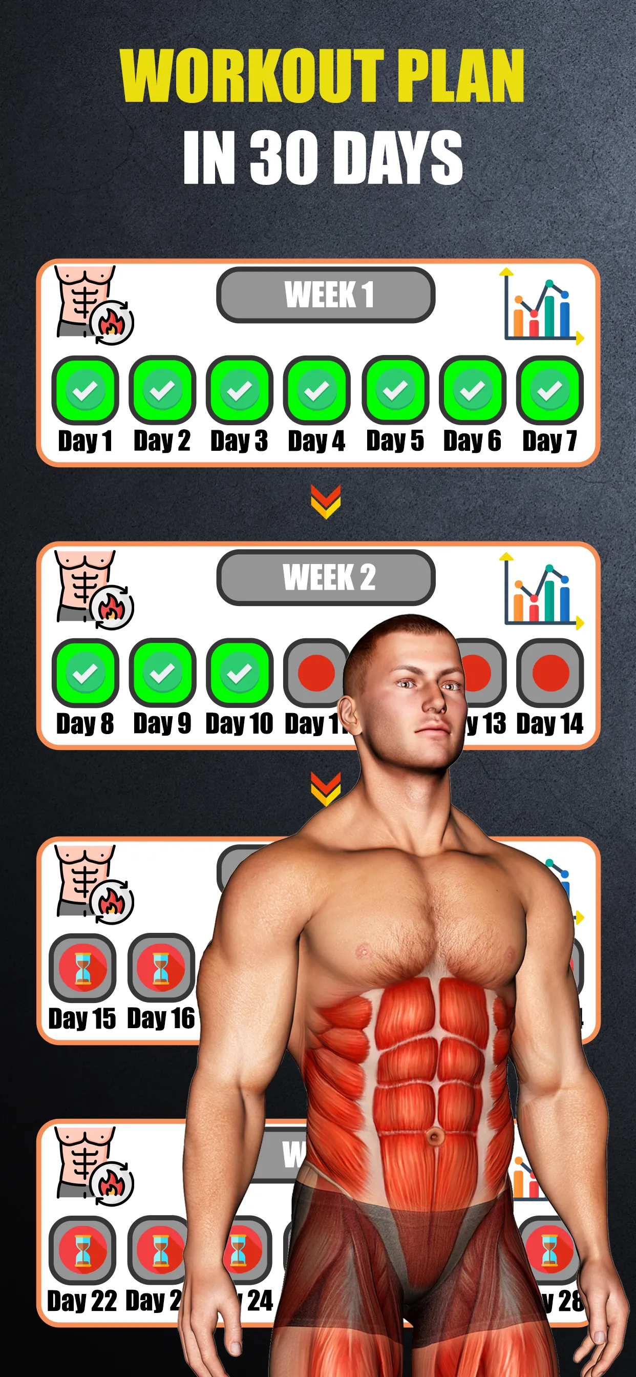 Six Pack in 30 Days | Indus Appstore | Screenshot