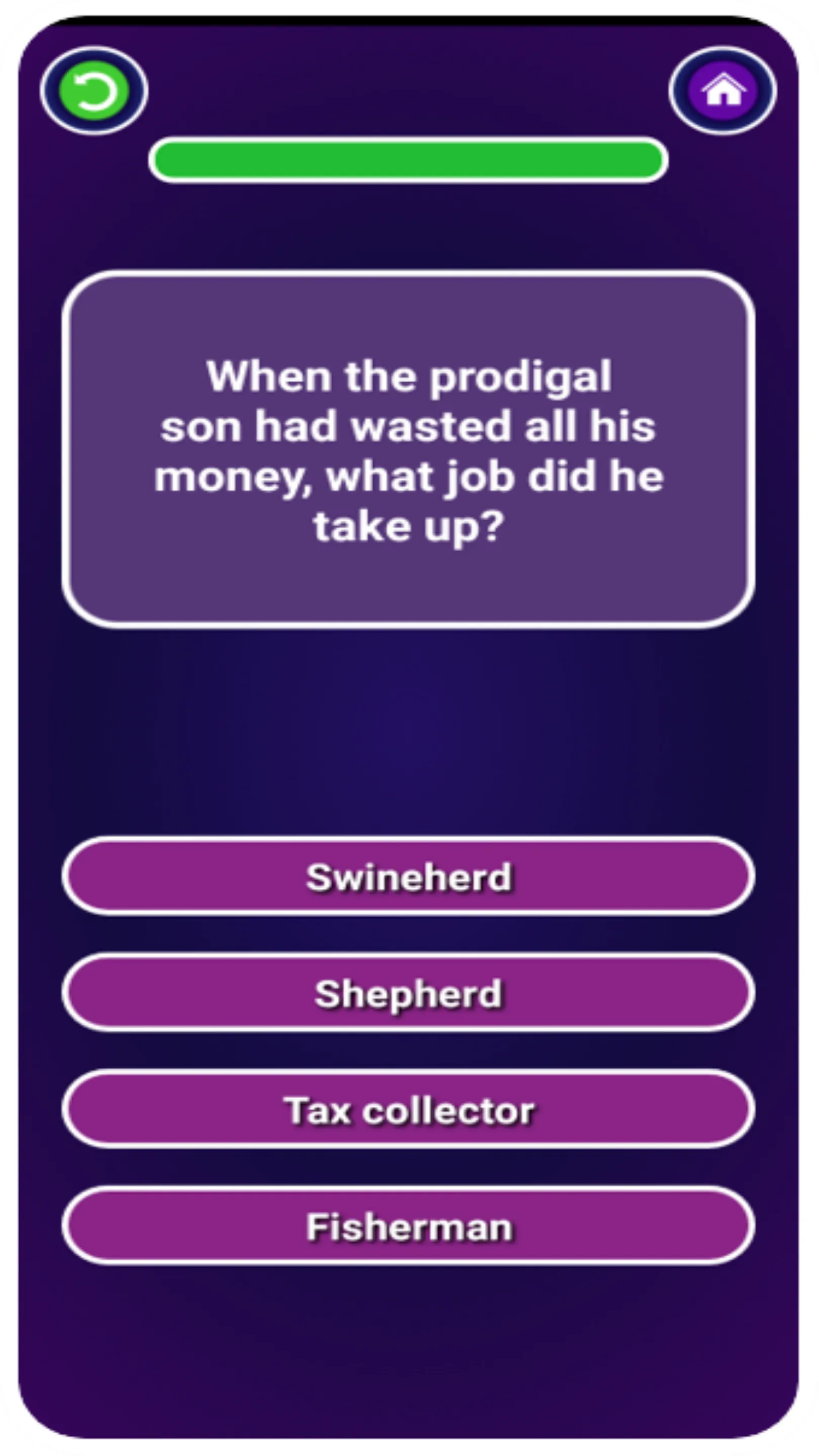 Bible Quiz & Answers | Indus Appstore | Screenshot