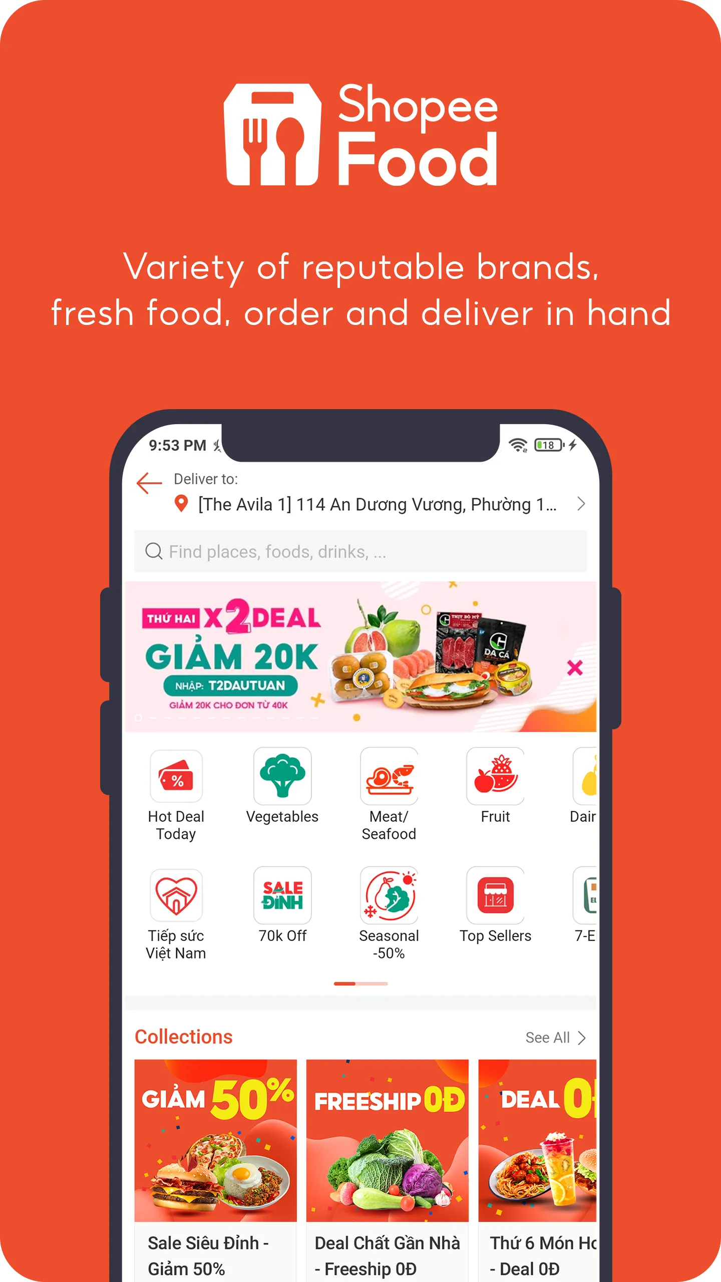 ShopeeFood - Food Delivery | Indus Appstore | Screenshot