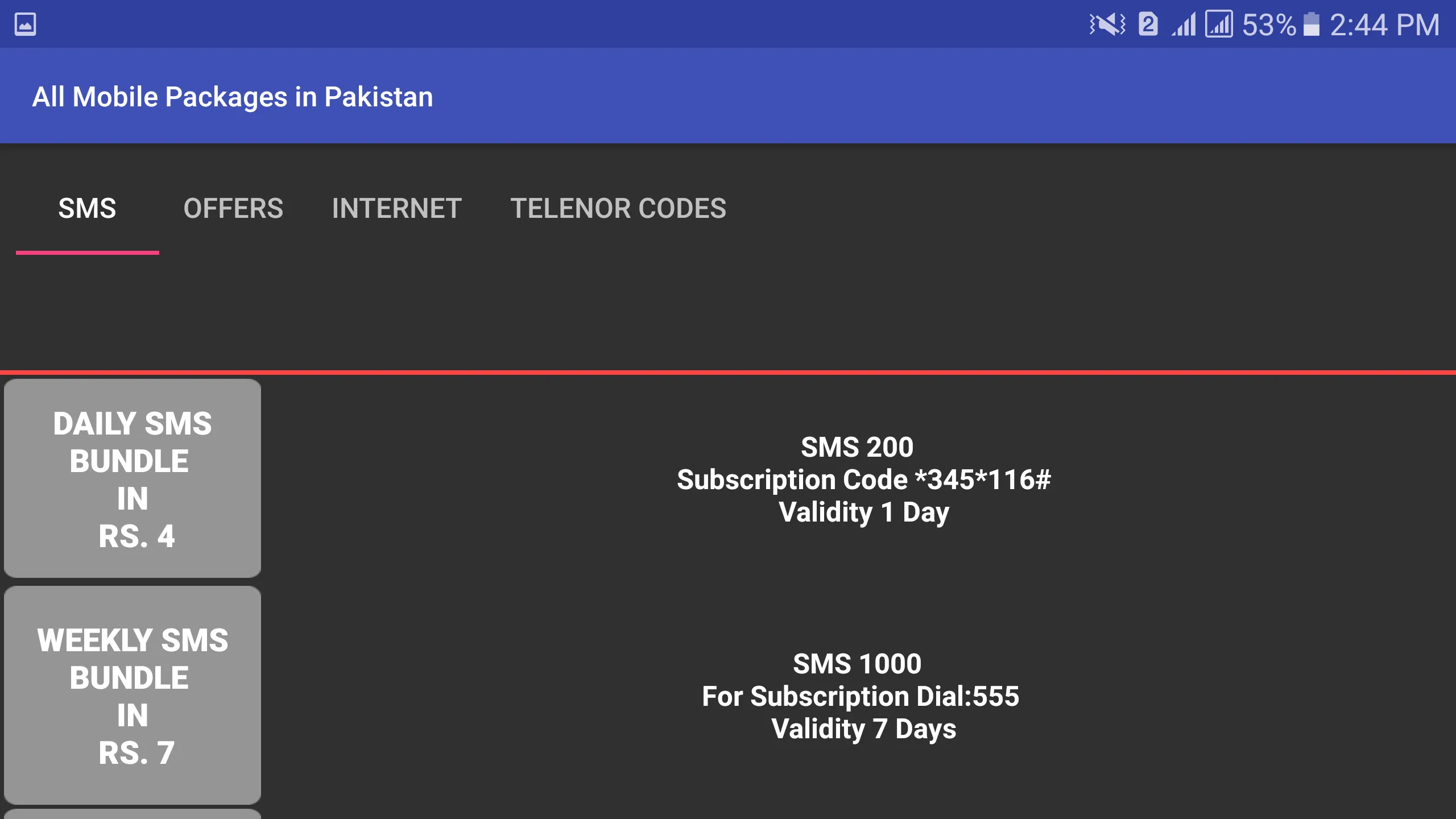 Mobile Packages Pakistan 2018 | Indus Appstore | Screenshot