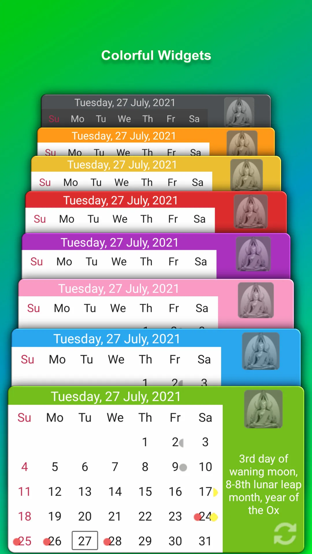 Thailand Buddhist Calendar | Indus Appstore | Screenshot