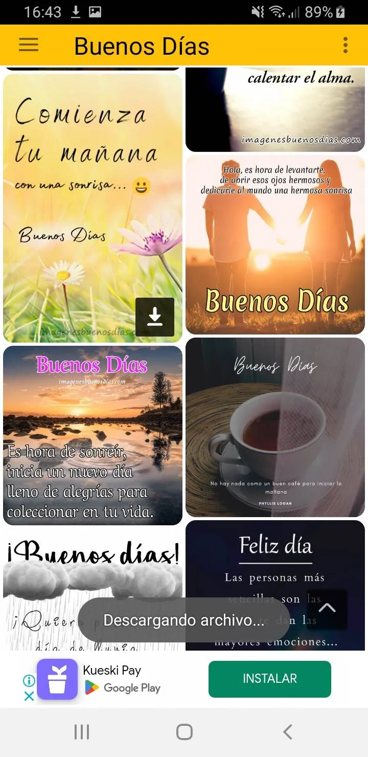 Buenos Días, Imágenes y Gifs | Indus Appstore | Screenshot