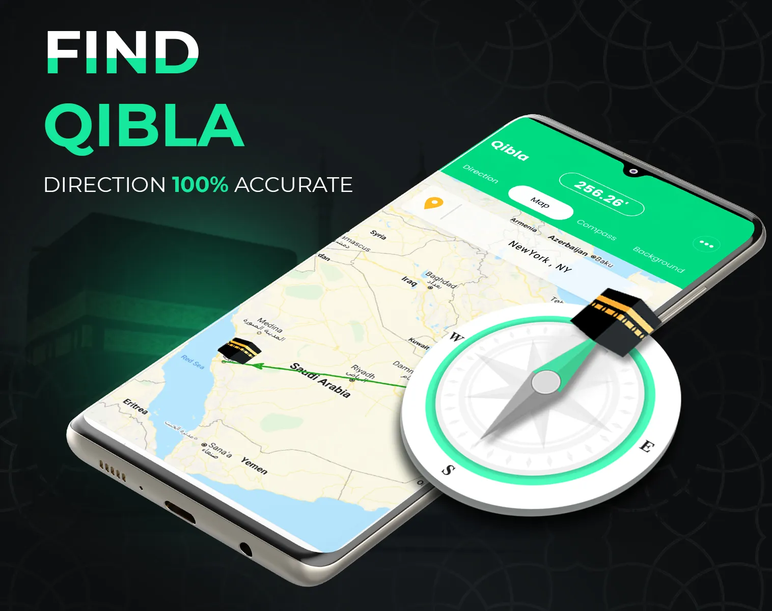 Qibla Finder Compass: Qibla Fi | Indus Appstore | Screenshot