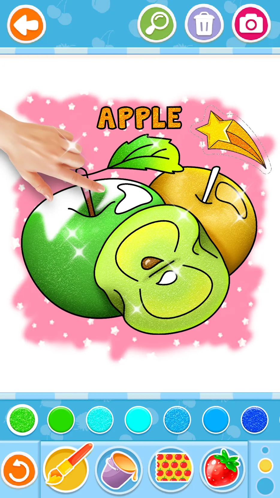 Fruits and Vegetables Coloring | Indus Appstore | Screenshot