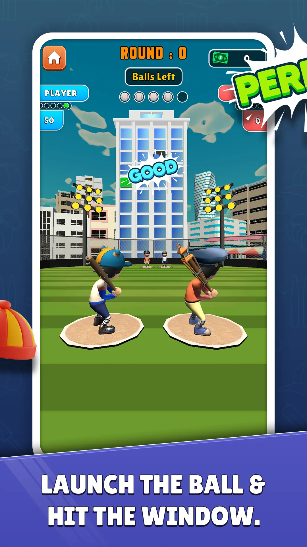 Base Ball Bash | Indus Appstore | Screenshot