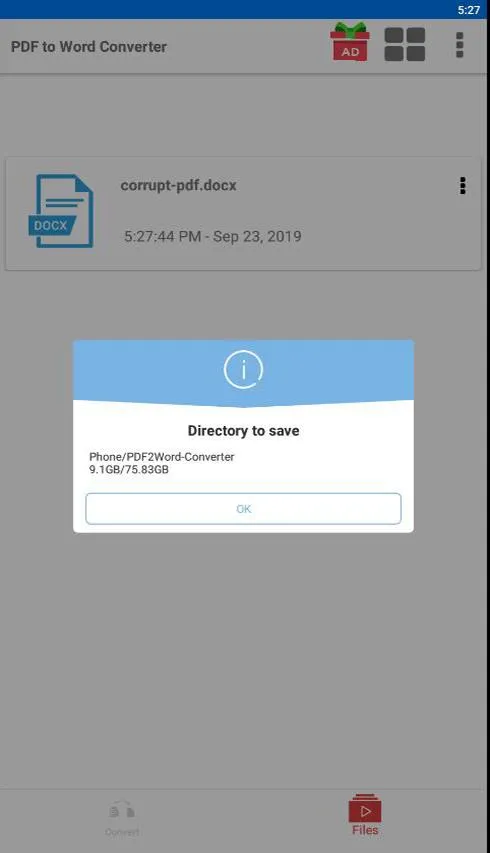 PDF to Word Converter | Indus Appstore | Screenshot