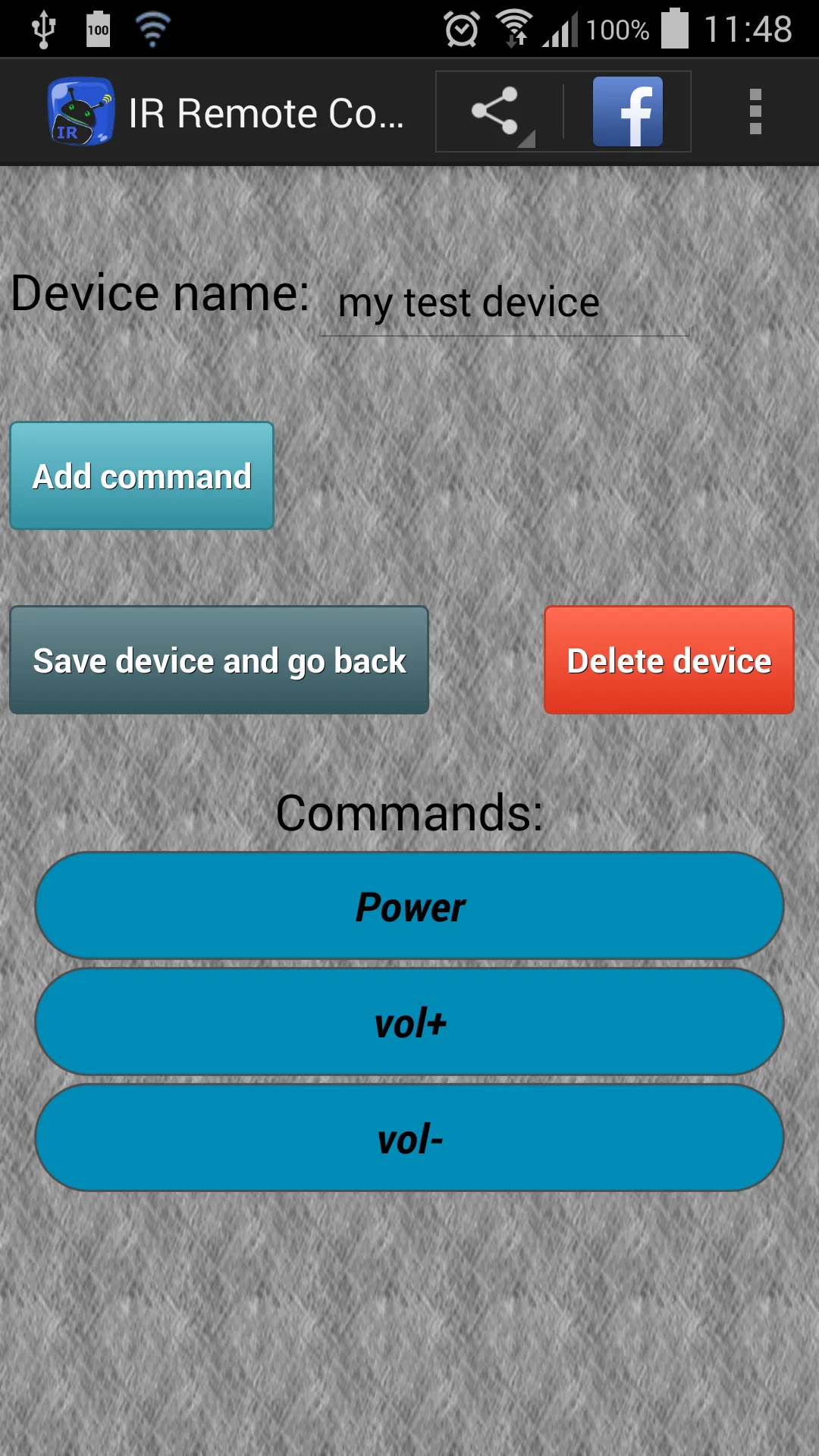 IR Remote Control | Indus Appstore | Screenshot