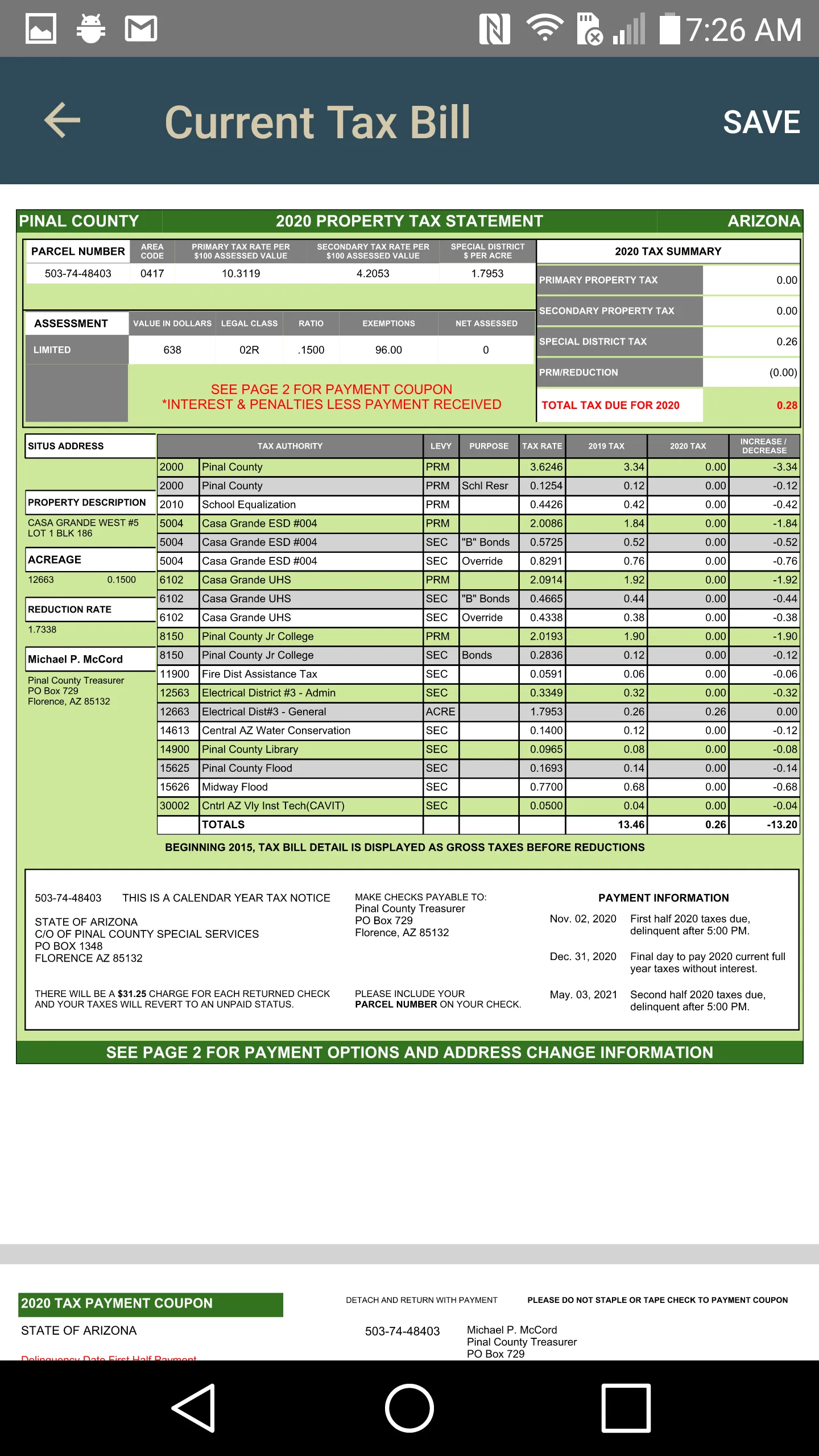 Pinal County Property Tax | Indus Appstore | Screenshot