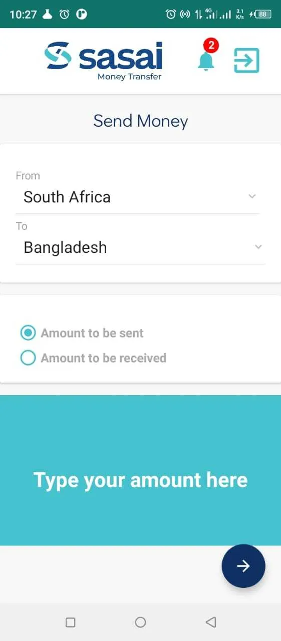 Sasai Money Transfer | Indus Appstore | Screenshot