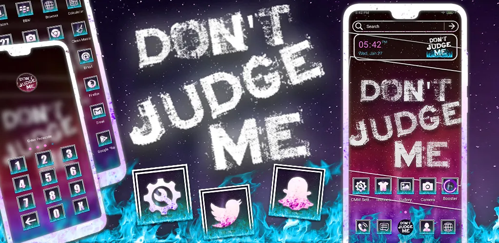 Don't Judge Me Theme | Indus Appstore | Screenshot