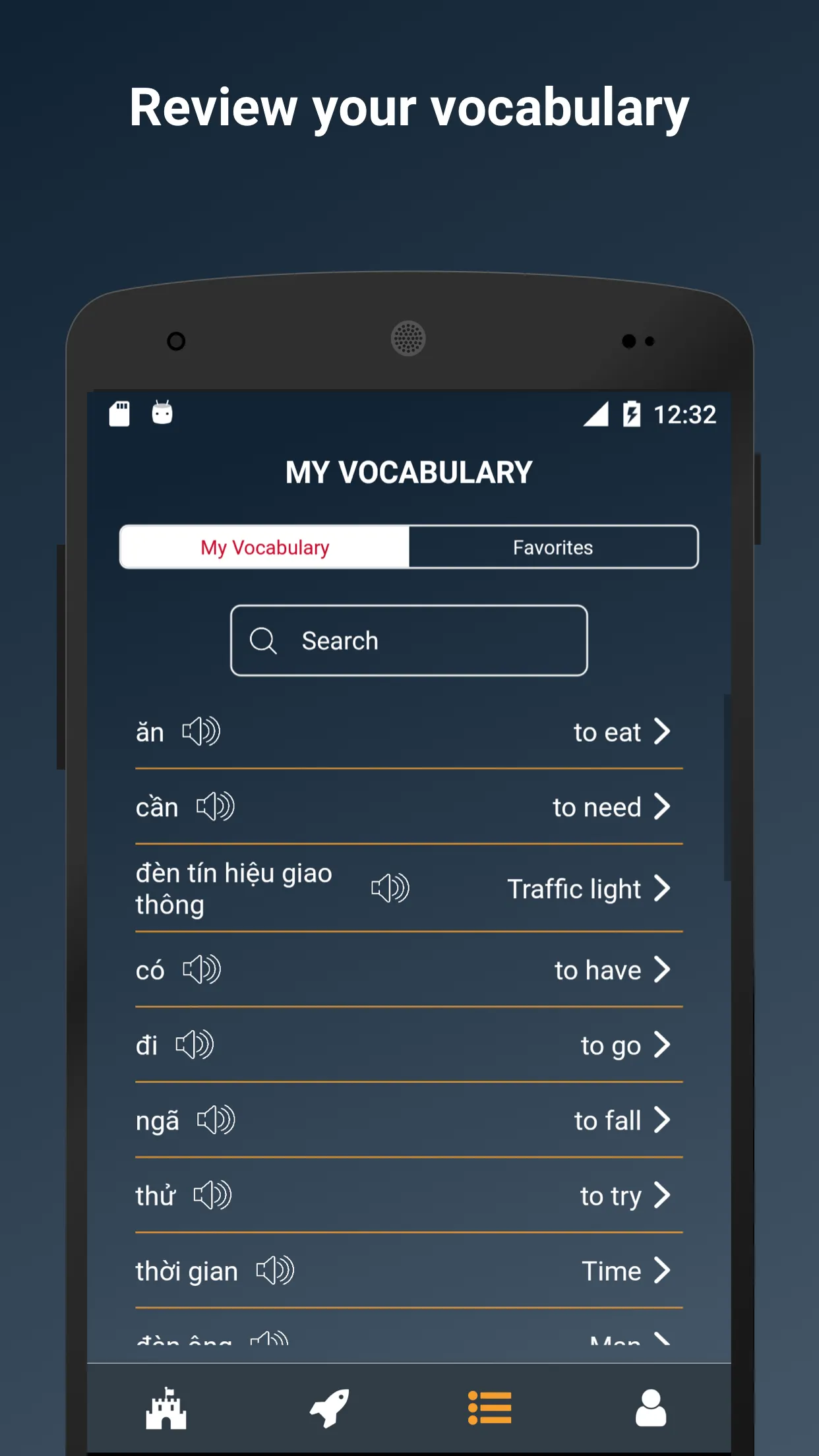 Learn Vietnamese Vocabulary | Indus Appstore | Screenshot