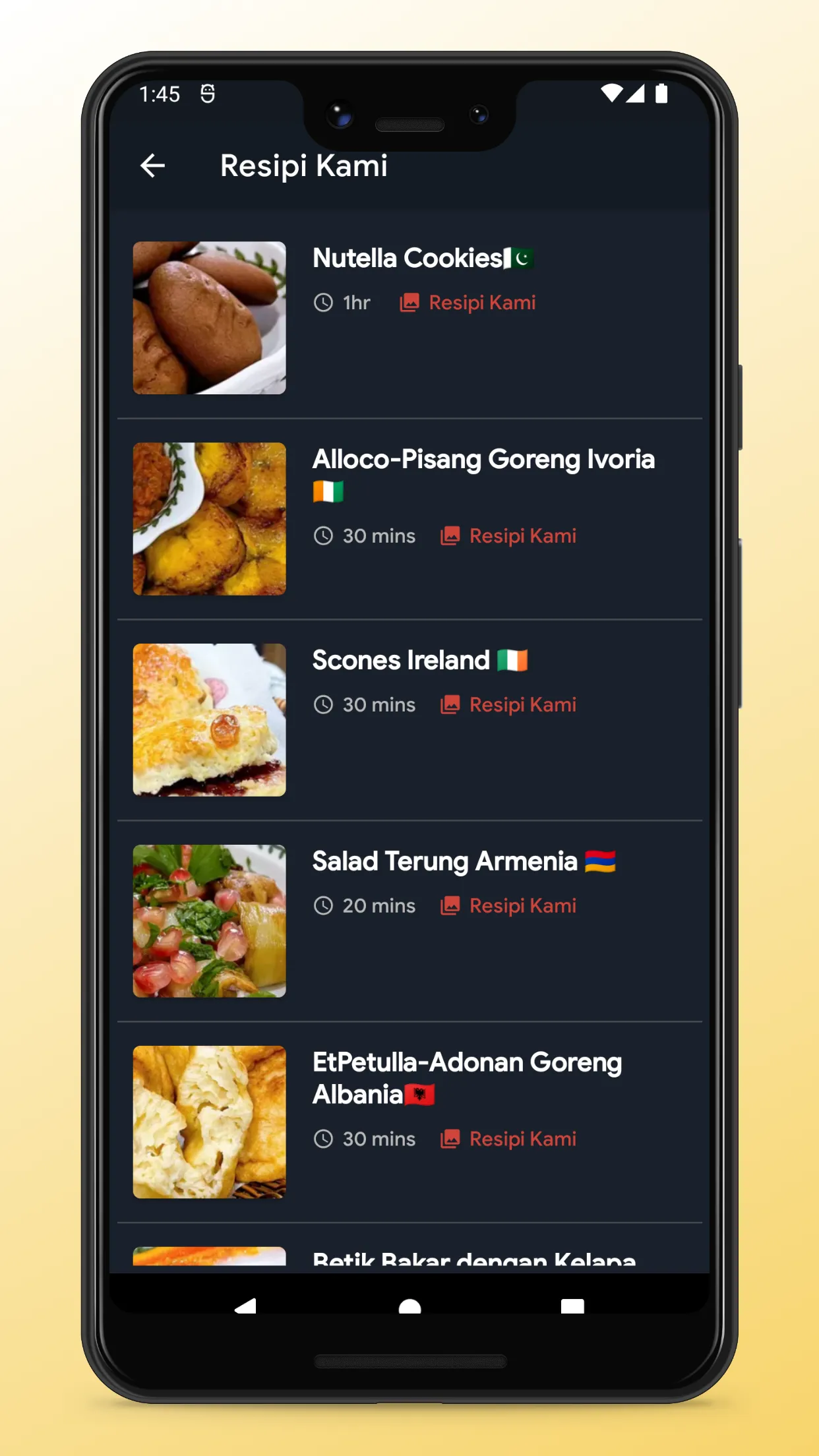 Malaysian Food Recipe App | Indus Appstore | Screenshot