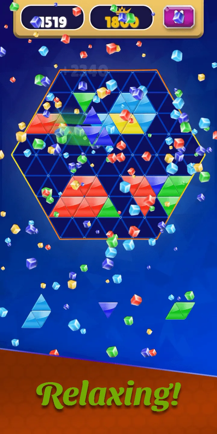 Block Triangle Puzzle! | Indus Appstore | Screenshot