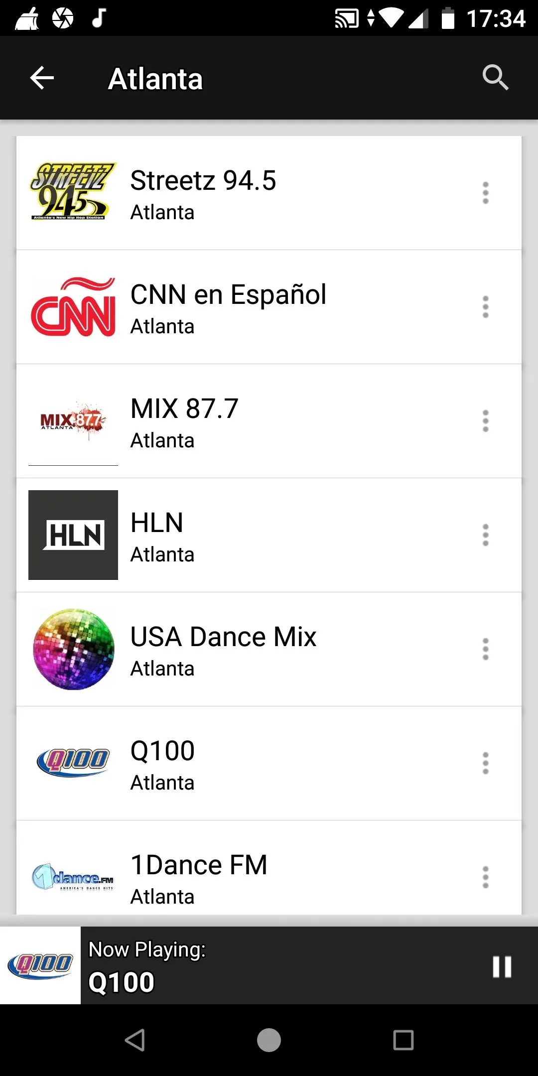 Atlanta Radio Stations - USA | Indus Appstore | Screenshot