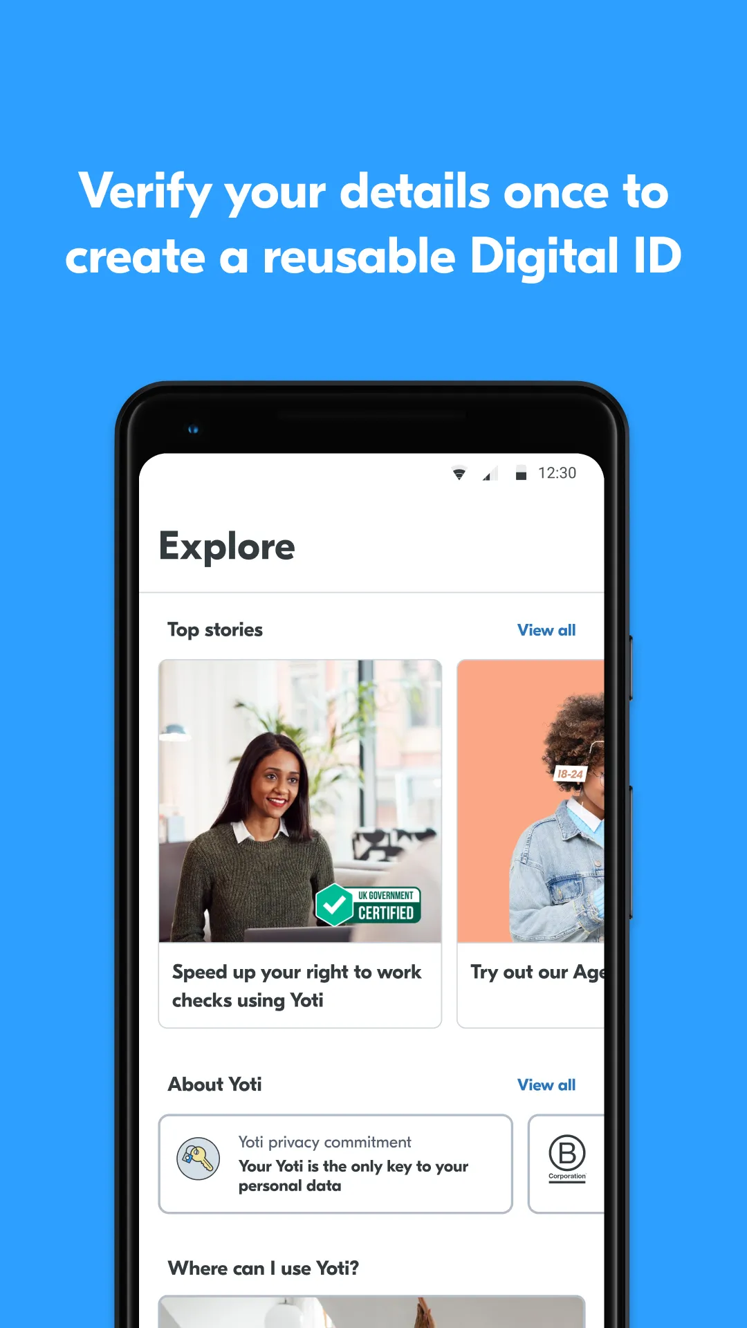 Yoti - your digital identity | Indus Appstore | Screenshot