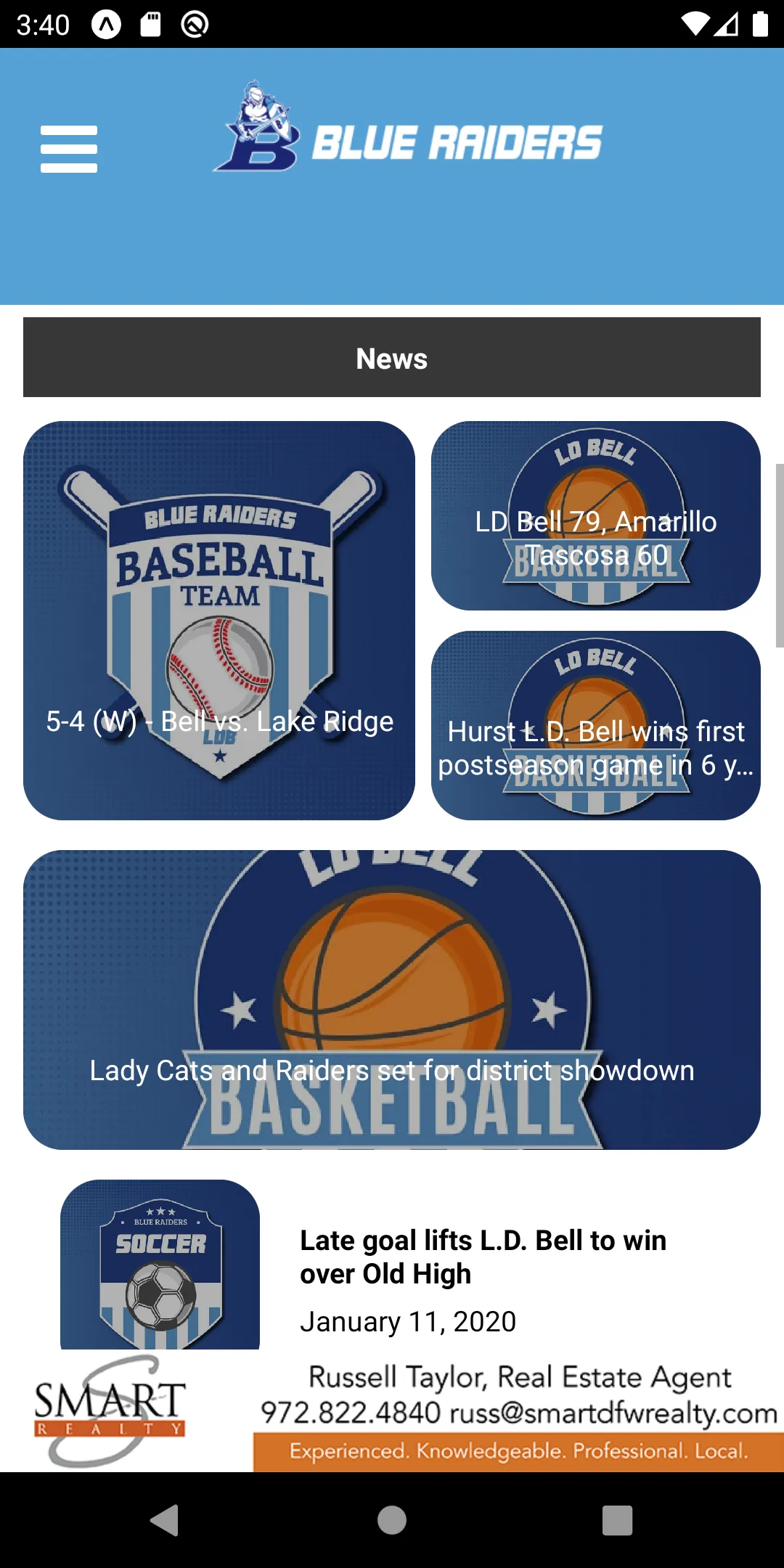 L.D. Bell Blue Raider Athletic | Indus Appstore | Screenshot